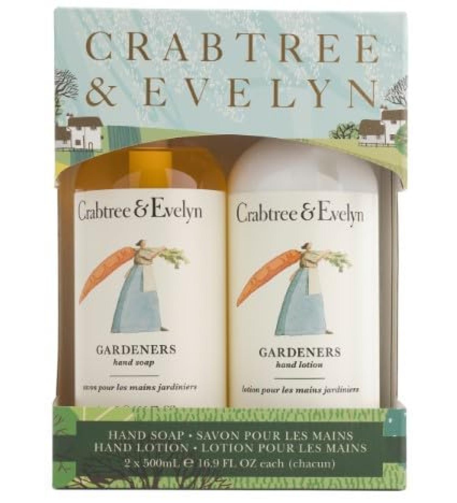 Crabtree & Evelyn Gardeners Hand Soap and Hand Lotion Duo