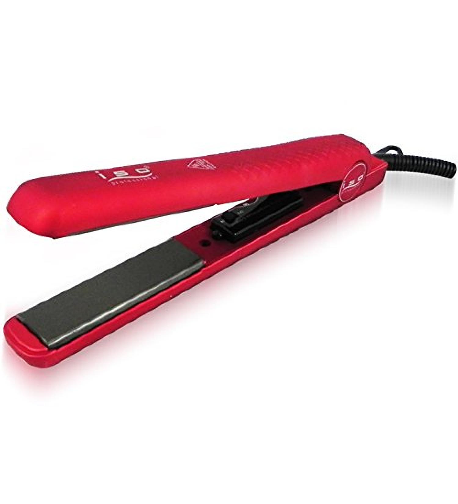 Spectrum Pro Diamond Collection 1.25" Hair Straightener Flat Iron (RED)