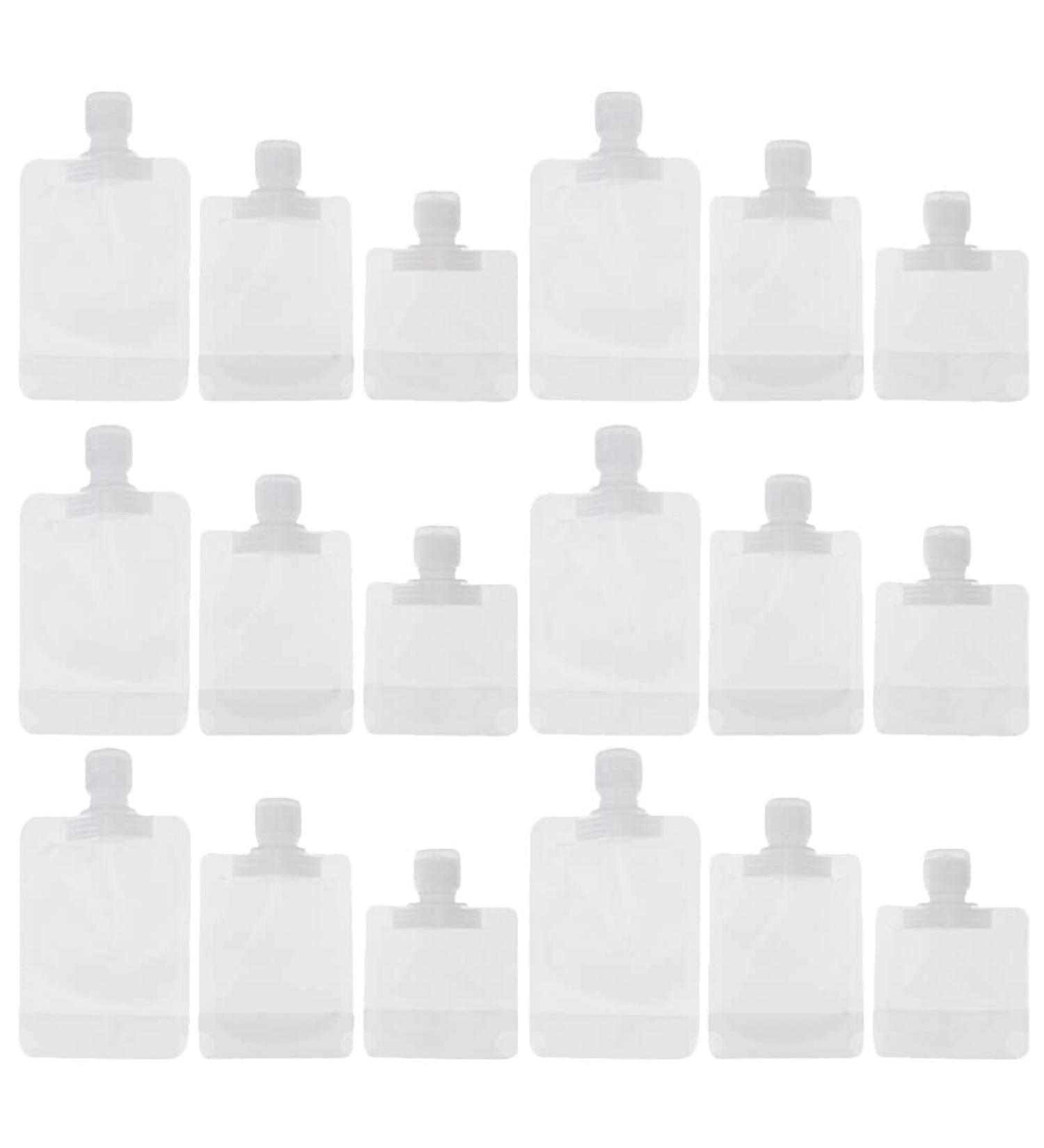 Beaupretty 1 Set Flap Lotion Bag Refillable Travel Pouches Toiletry Cosmetic Containers Liquid Pouch Travel Make up Bag Travel Pouches for Toiletries Liquid Clamshell Funnel The Pet Filling - Buy Online on GoSupps.com