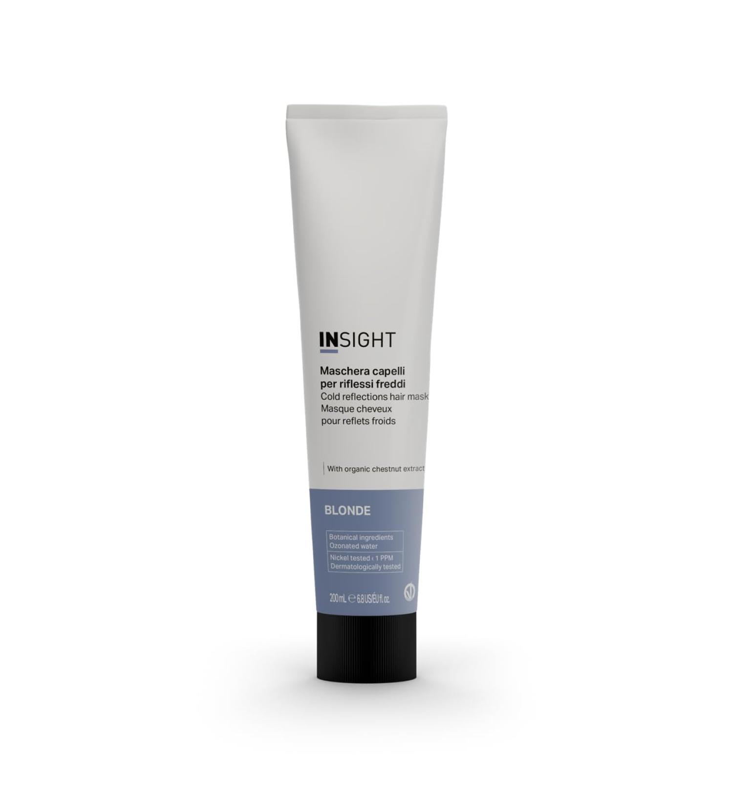 Insight Masque capillaire pour r flexes froids 200 ml | Nourrissant et hydratant contre les reflets jaune-orange