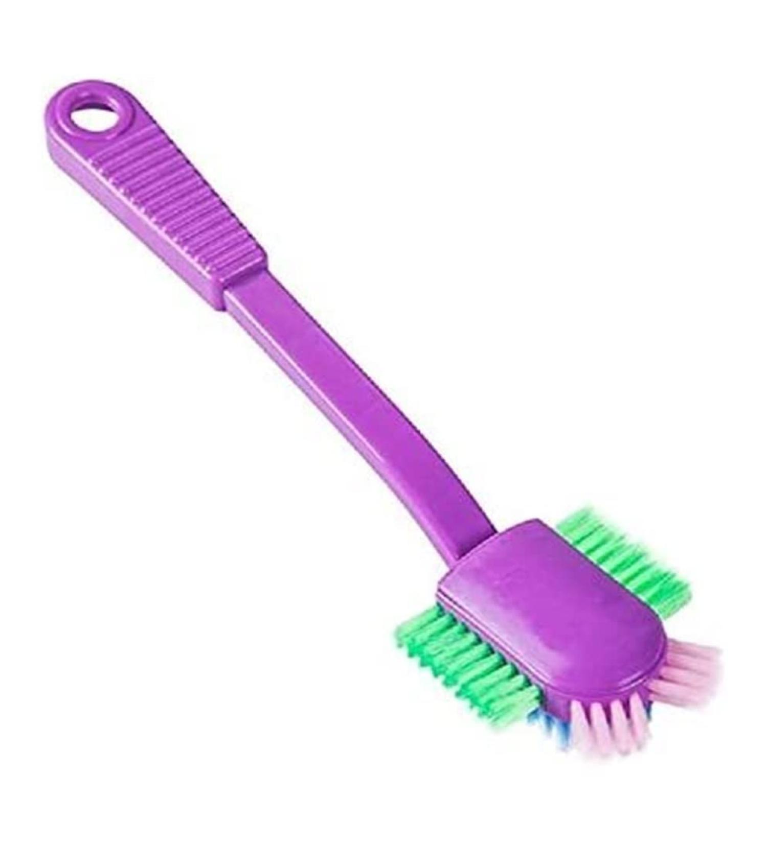 Home Shoes Brushes 1Pc Multipurpose Long Handle Shoes Cleaning Brush Household Items Soft Hair Shoes Brush Multi-Head Brush Household Cleaning Bathroom Tool Brush(Purple Color) - Buy Online on GoSupps.com