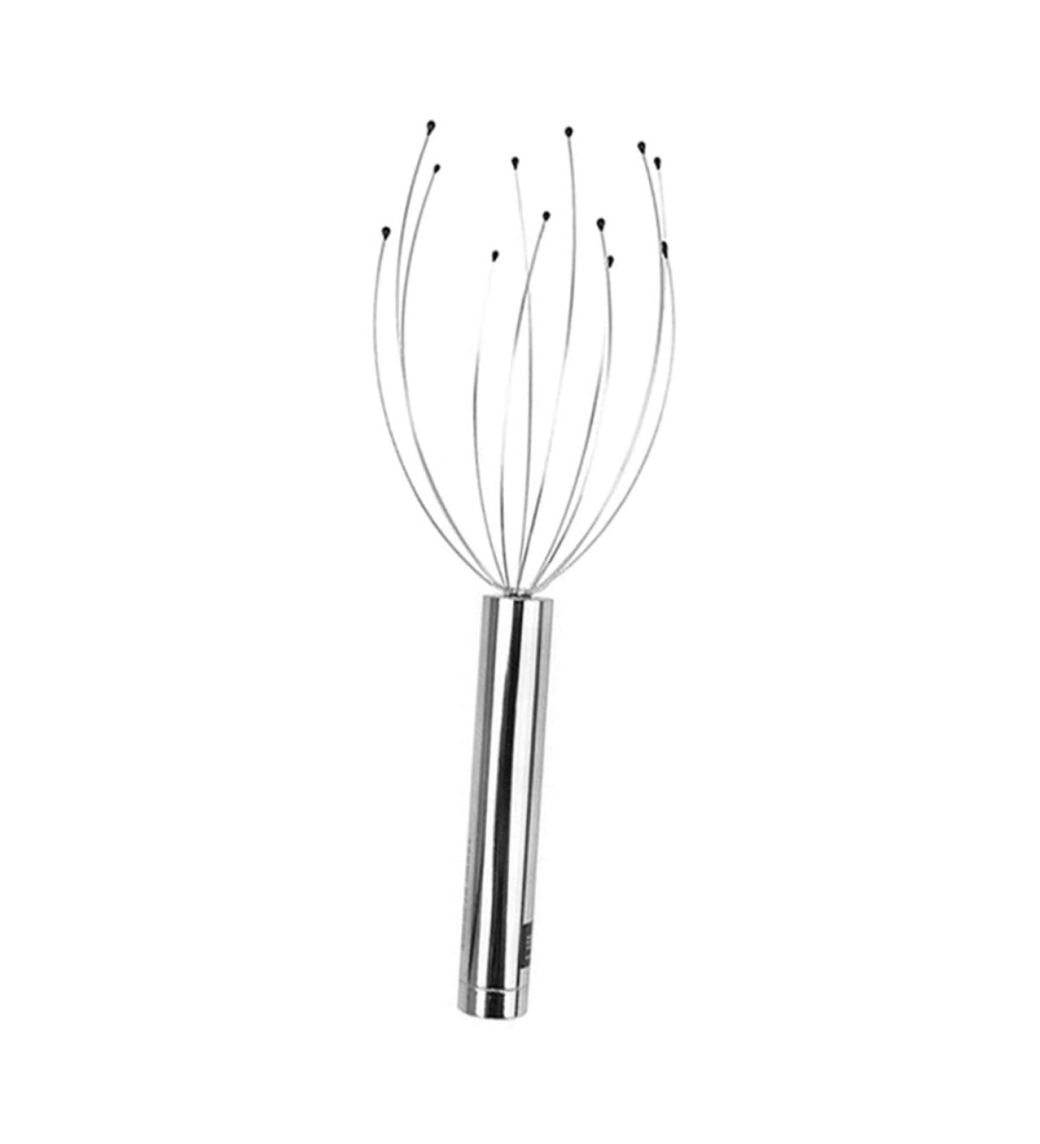 Tovinanna 1PC Silver Massage Claw Tool - Ultimate Scalp Massager for Relaxation & Glow - 28x7x7cm - Buy Online on GoSupps.com