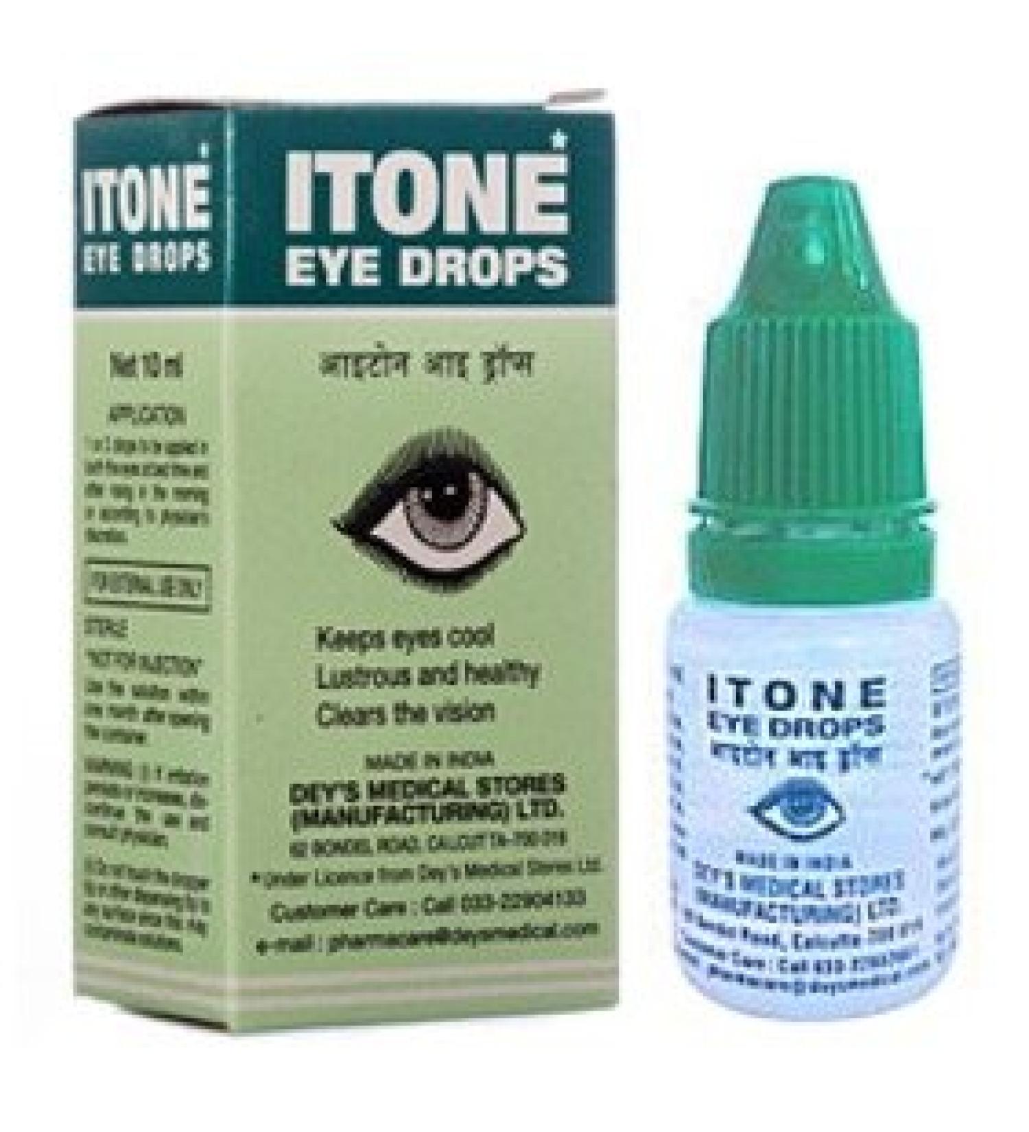 Dey's Medical Store ITONE Eye drops to keep the eye cool HARBAL 10ML