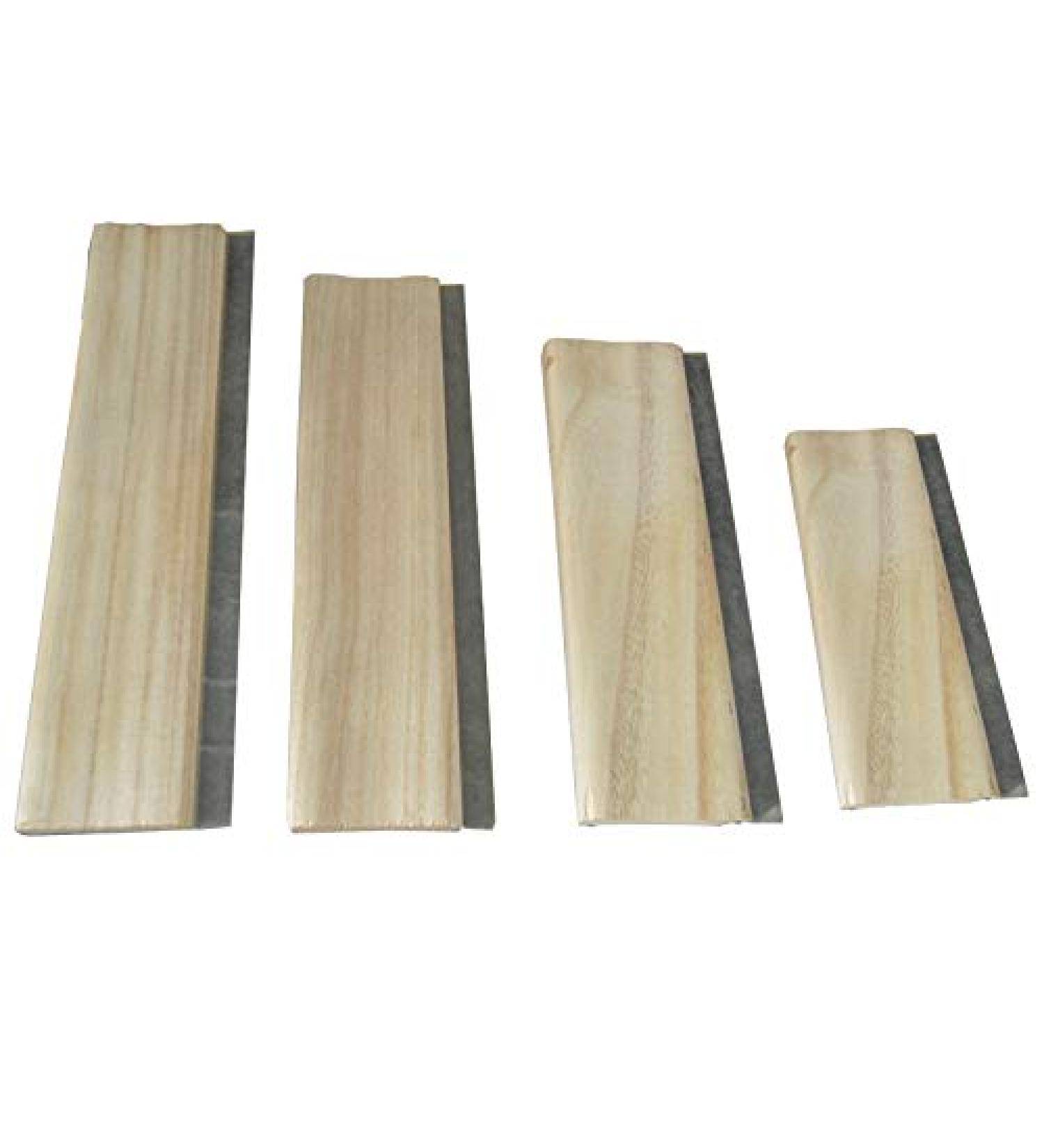 INTBUYING 4 pcs Silk Screen Printing Squeegee Ink Scraper Kick Plate Scratch Board Blade - Buy Online on GoSupps.com