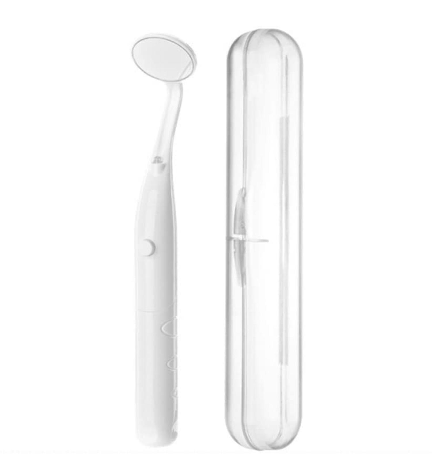 Professional Dentist Mirror with Light - Bright LED Tooth Inspection Tool for Cavities & Plaque | Travel Carrying Bag Included - Buy Online on GoSupps.com