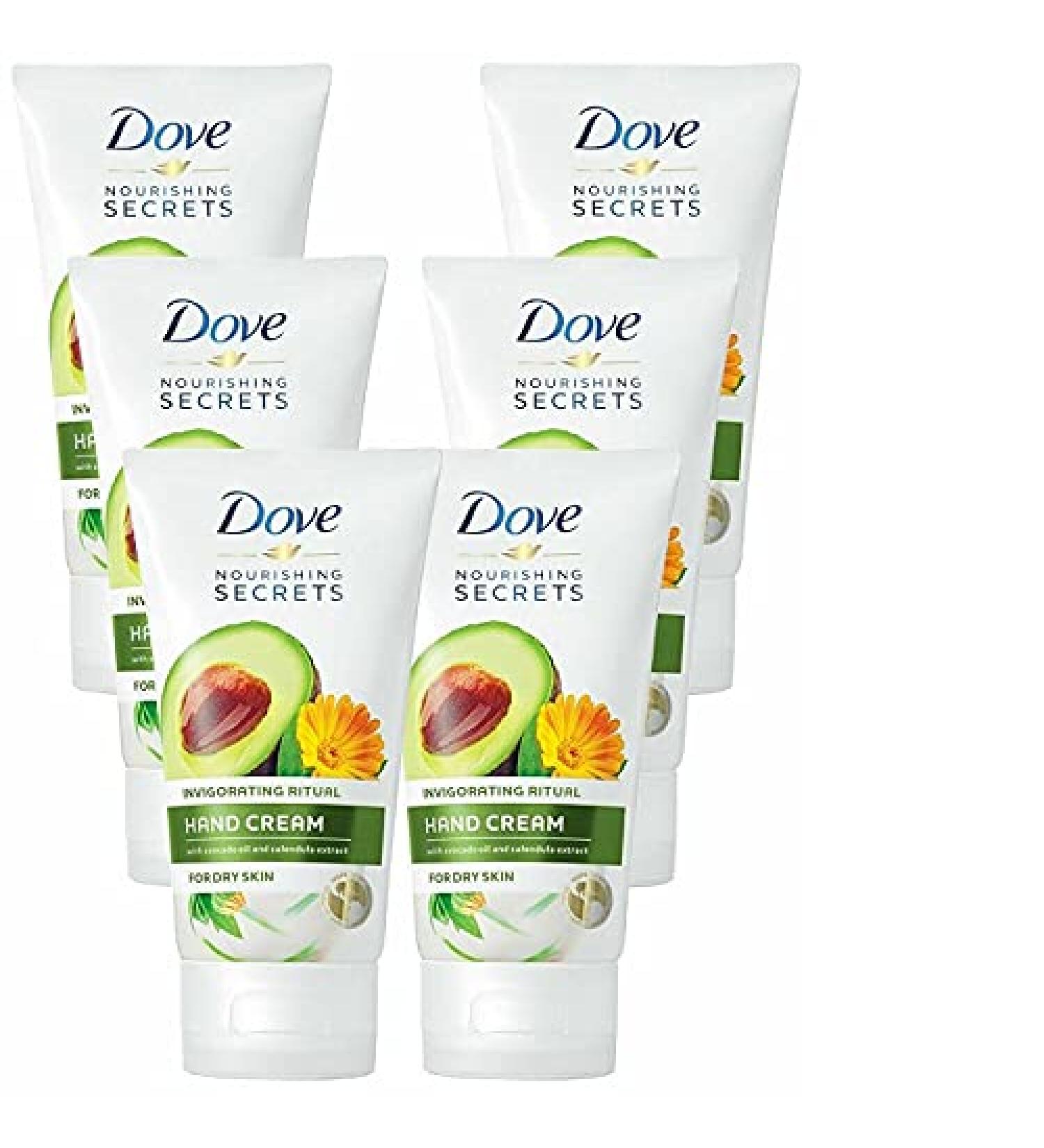  Dove Dove 6 x Nourishing Hand Cream 75ml with Avocado and Calendula Extract - Buy Online on GoSupps.com