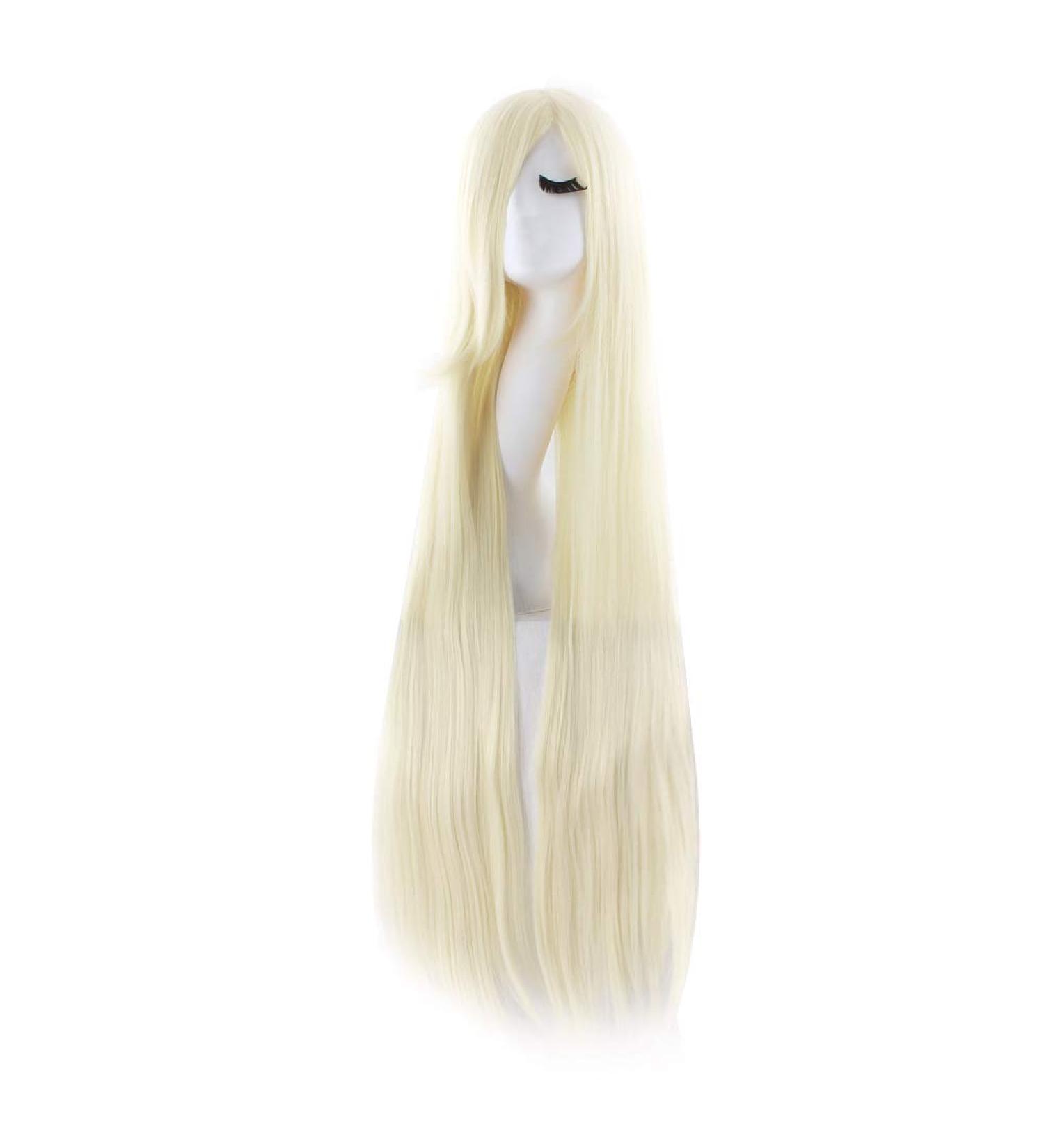 MapofBeauty 40 Light Blonde Anime Costume Long Straight Cosplay Wig for Parties - High-Quality & International Shipping - Buy Online on GoSupps.com