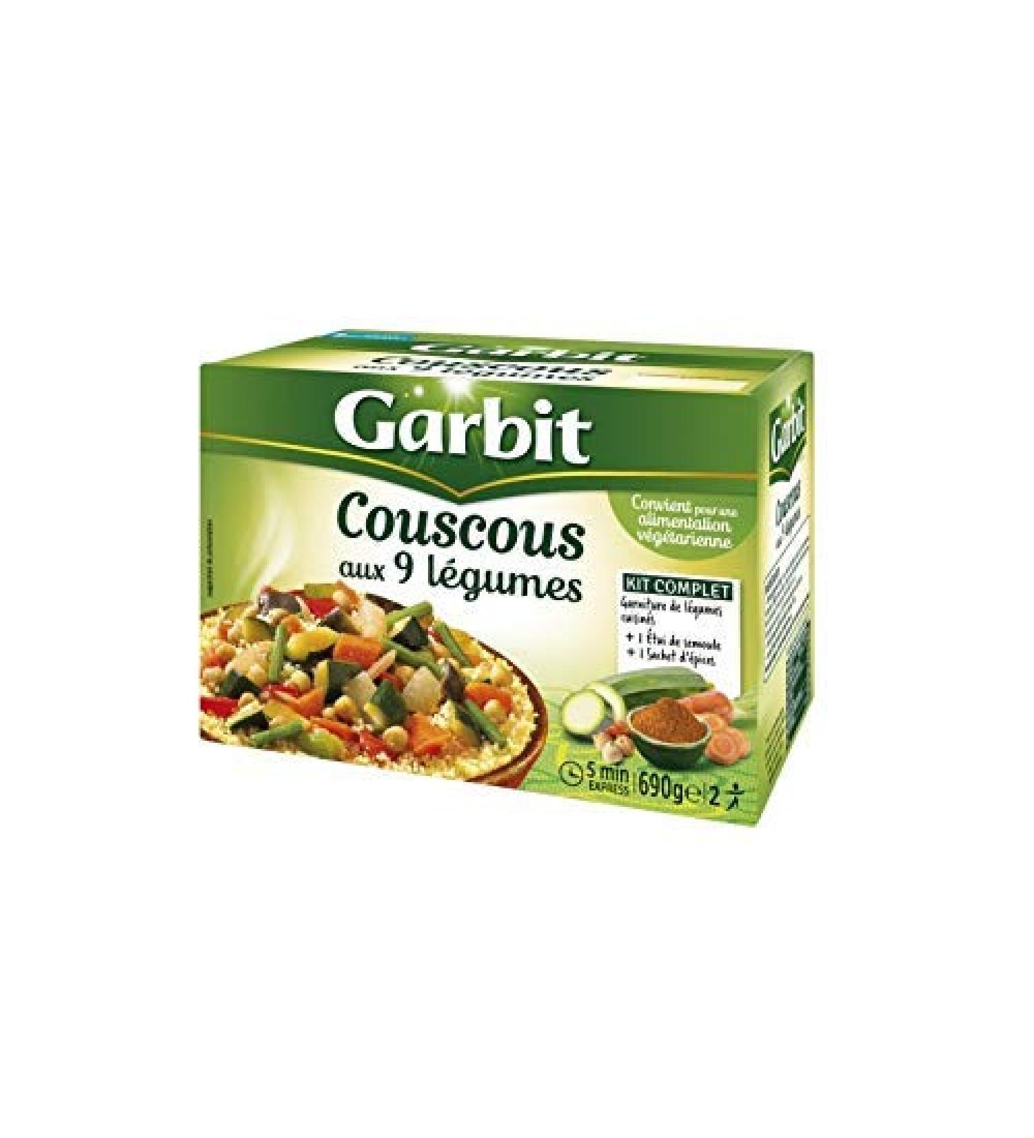 GARBIT - Couscous 9 Vegetables 690G - Pack of 3 - Buy Online on GoSupps.com