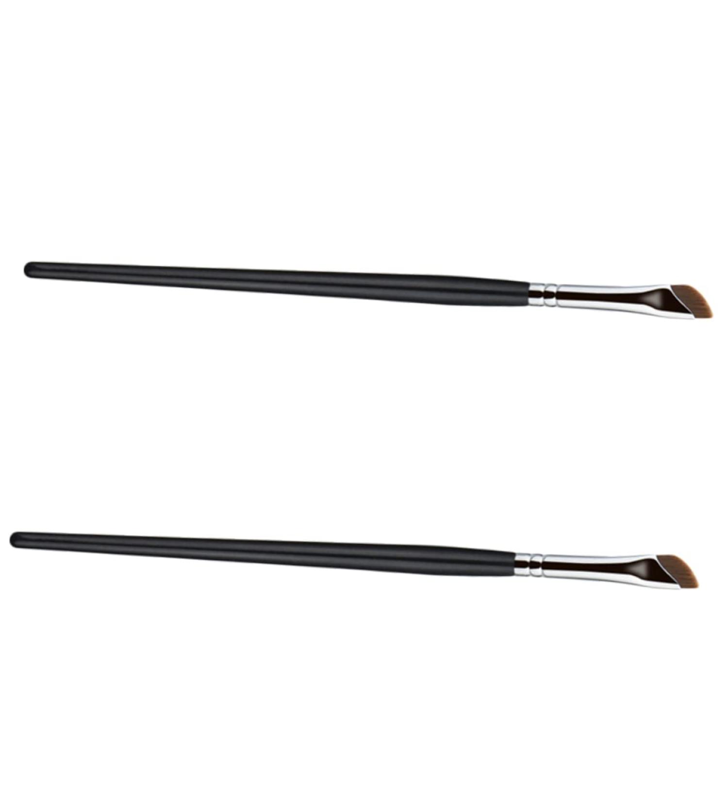 Healeved 2pcs Eyebrow Brush Flat Concealer Brush Makeup Supplies Makeup Brush Wand Flat Makeup Brush Angled Brow Brush Thin Eyeliner Brush Angled Makeup Brush Angled Concealer Brush - Buy Online on GoSupps.com