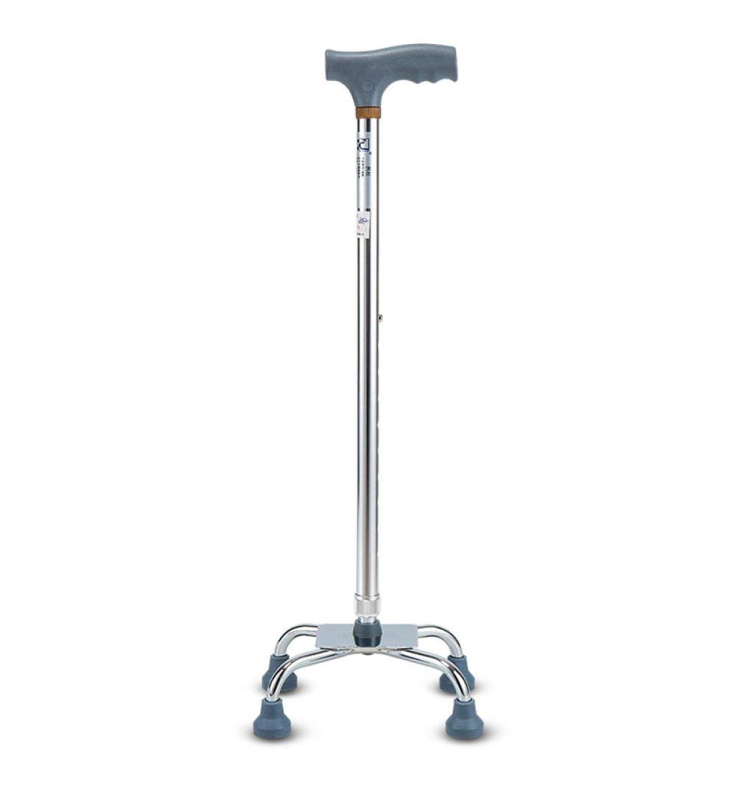 Crutches - Crutches for The Elderly - Anti-Skid Sticks - Crutches for The Elderly - Four-Legged Crutches for The Elderly - Medical Telescopic rods Silver Crutch Beautiful Scenery Bathing in Sunlight - Buy Online on GoSupps.com