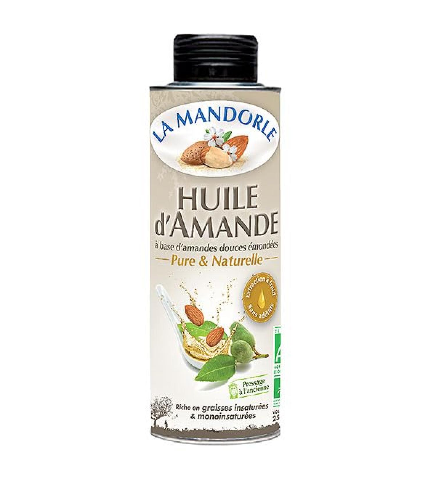 La Mandorle Cuisine Organic Sweet Almond Oil 250 ml