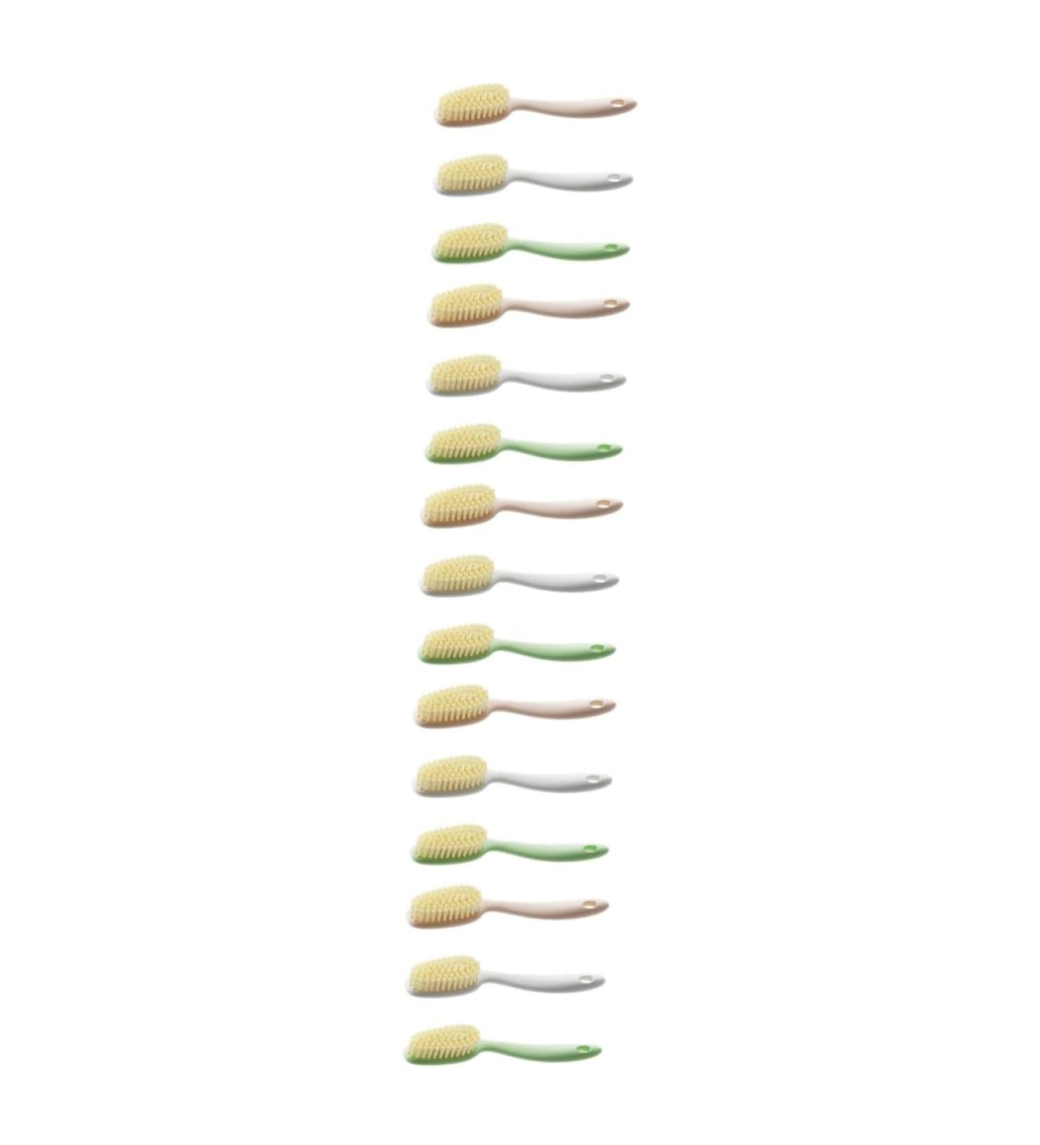minkissy 15 Pcs Soft Brush for Shoes Saline Solution for Piercings Clothes Scrubber Stain Remover Nose Piercing Kit Cleaning Brush Cloth Brush Household Cleaning Ball Plastic (pp) Assorted Colorx5pcs 23x4cmx5pcs - Buy Online on GoSupps.com