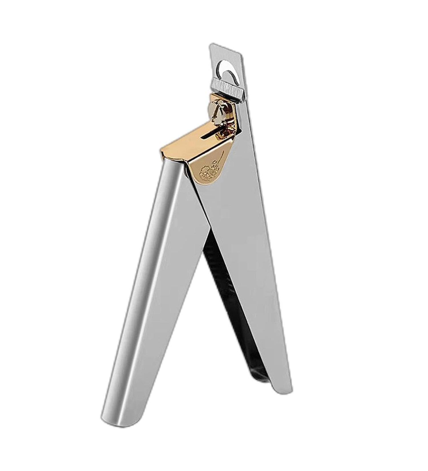 Stainless Steel False Nail Tip Clipper Cutter Trimmer for Manicure/Pedicure & Acrylic Nail Art - Buy Online on GoSupps.com