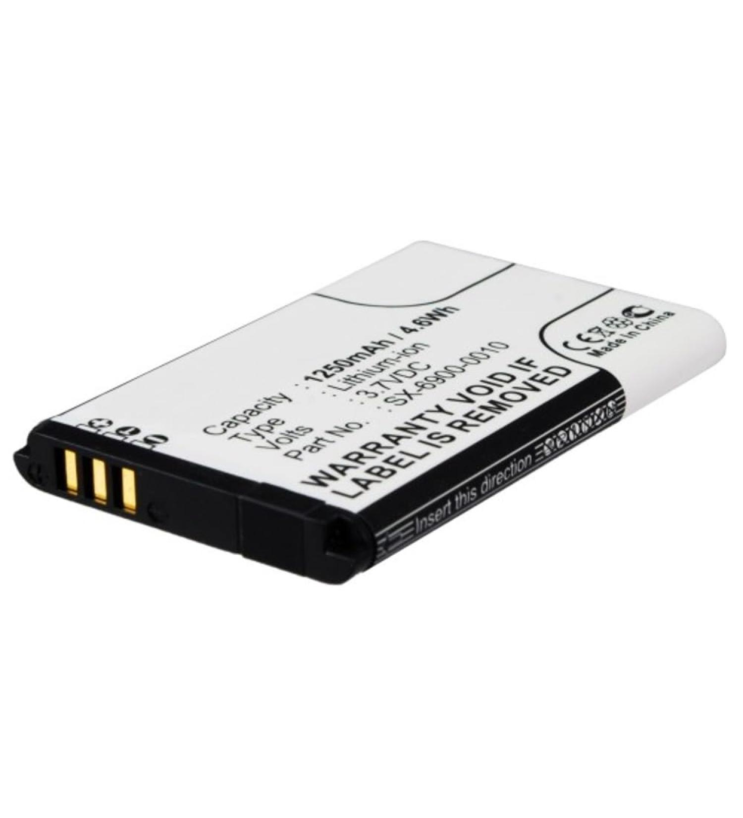 Buy Synergy Digital DAB Battery - Compatible Replacement for Sirius SX-6900-0010 | Ultra High Capacity 1250mAh Li-ion 3.7V - Buy Online on GoSupps.com