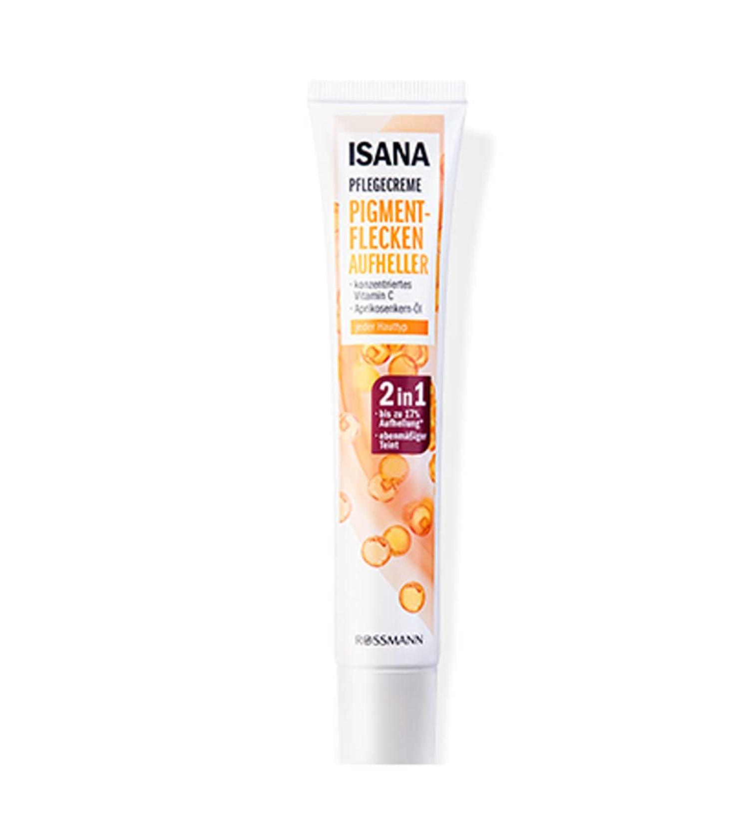Isana Vitamin C Freckle & Darkness Removal Serum - 50ml 2-in-1 Solution for Clear Even Complexion & Pimple Spot Treatment - Buy Online on GoSupps.com