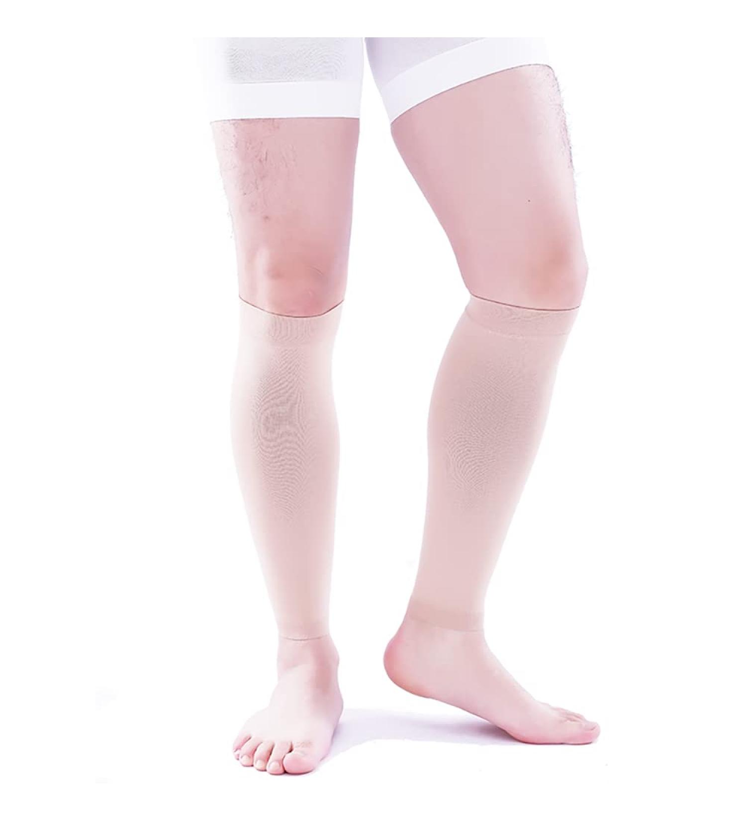 VARCOH Women's Small Beige Calf Compression Sleeves | Reduce Fatigue & Improve Circulation - Buy Online on GoSupps.com