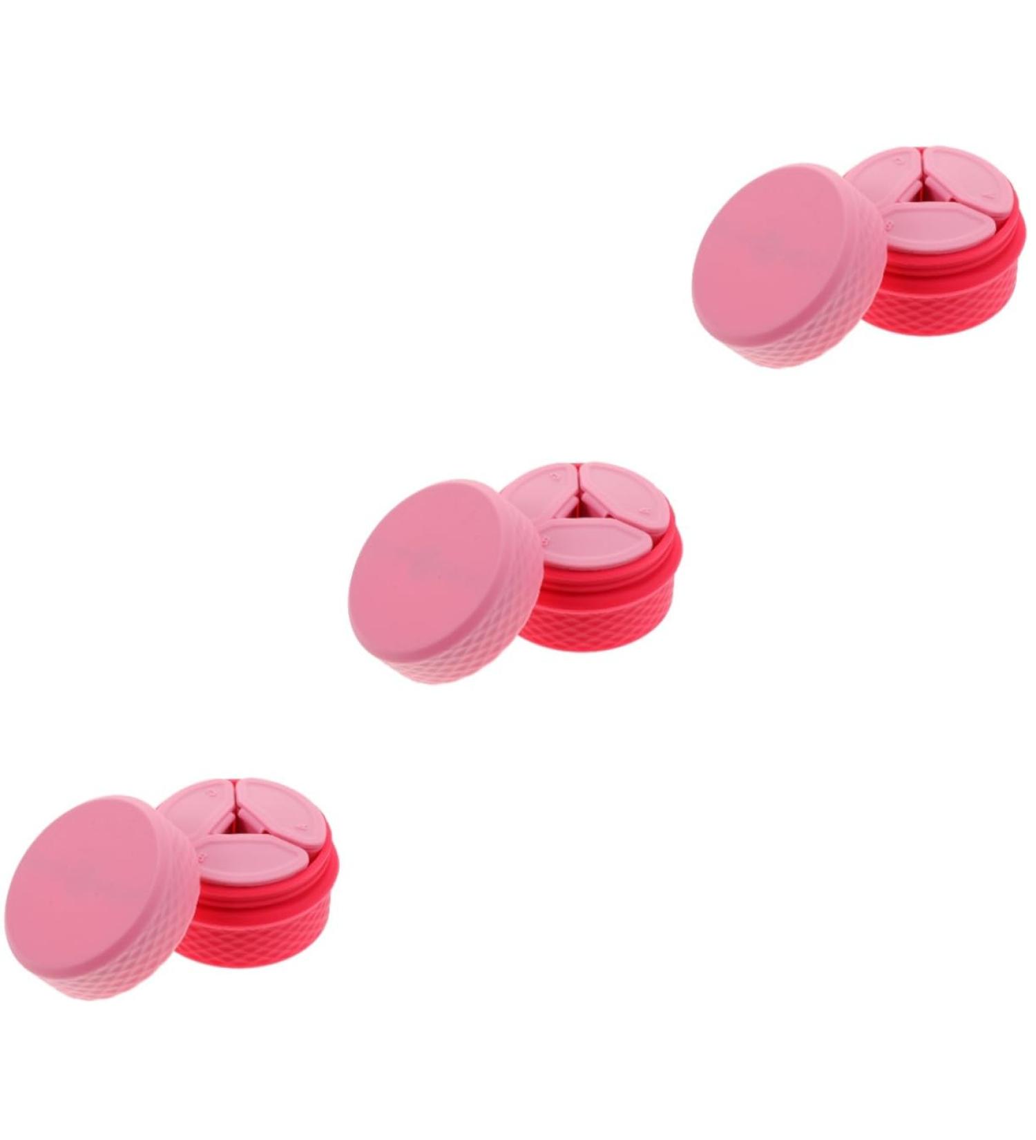 Beaupretty 3 Sets Cream box cosmetic empty jar body butter jar makeup pots container silicone cosmetic container makeup cream jar empty makeup pot salve jar travel Silica gel Storage Box care - Buy Online on GoSupps.com