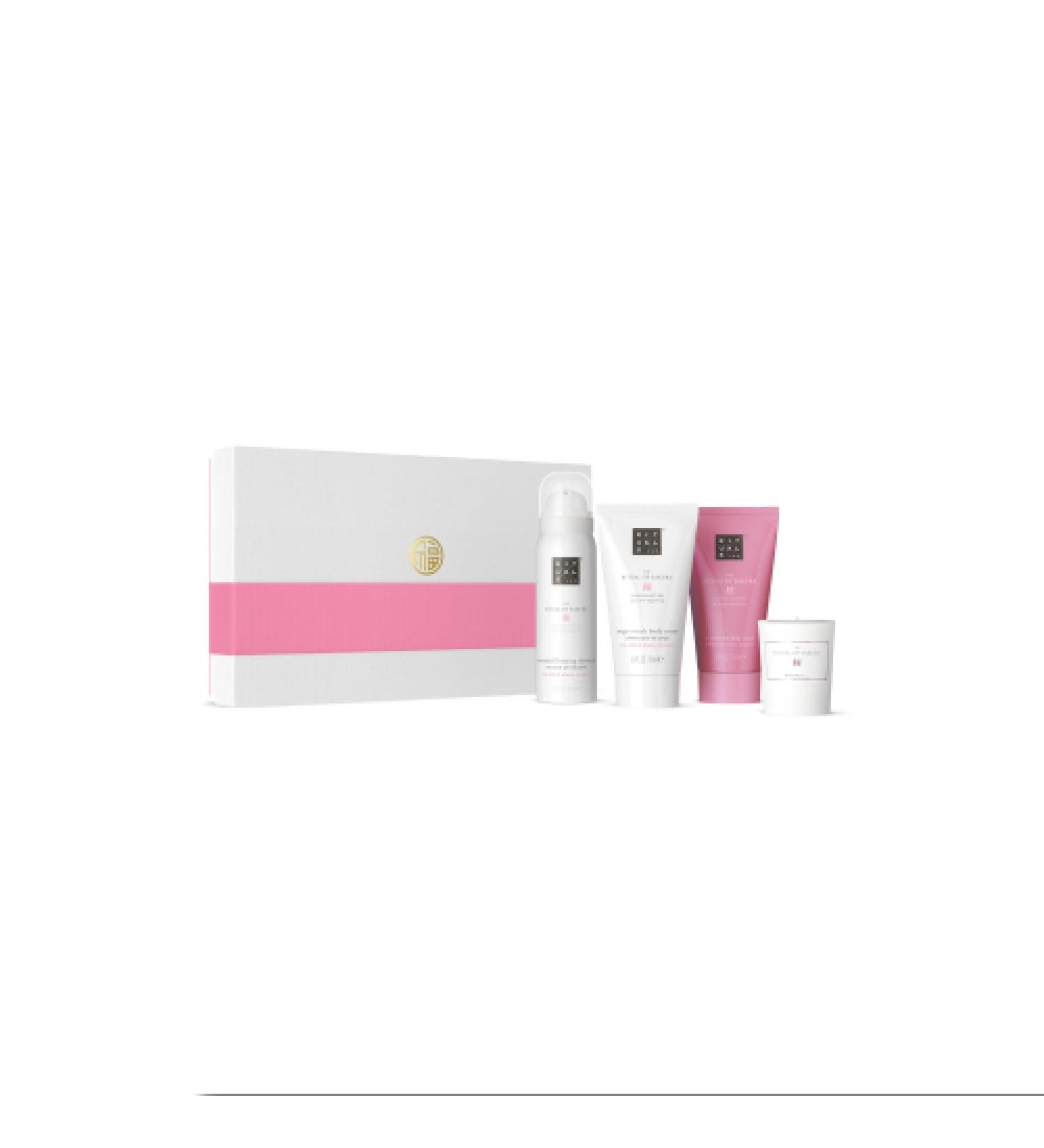 Rituals The Ritual of Sakura Gift Set | 4 Body Care Products with Rice Milk & Cherry Blossoms | Nurturing Gift Box | International Shipping Available - Buy Online on GoSupps.com
