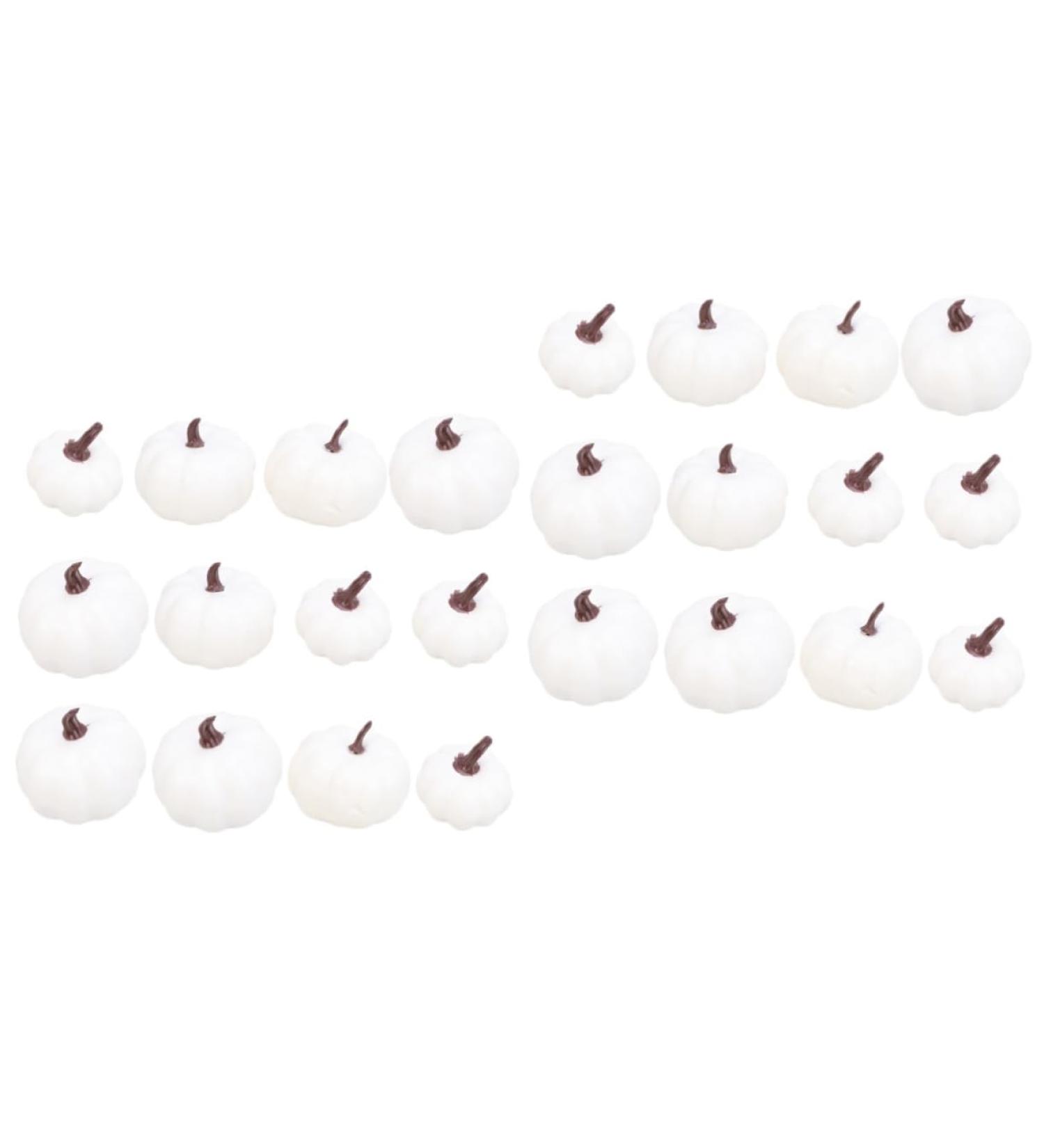 Gadpiparty Harvest Fall Pumpkin 24 Pcs Diy Painting Pumpkin White Foam Pumpkin Fake Foam Pumpkin Halloween Pumpkin Decoration Foam Ball Fall Decorations Artificial Pumpkin Autumn Reward - Buy Online on GoSupps.com