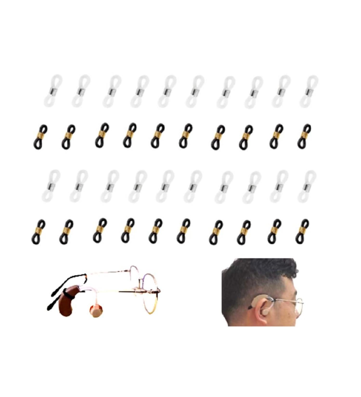 Anti-Loss Hearing Aids & Glasses Connection Pieces - Secure Fastening Loops & Accessories for Hearing Amplifiers - Buy Online on GoSupps.com
