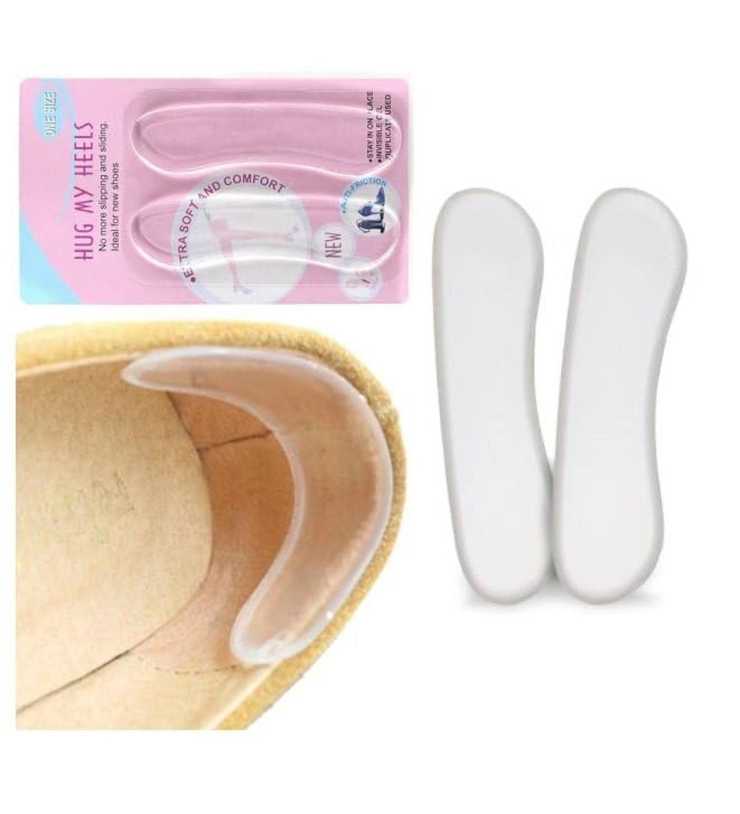 Self-Adhesive Shoe Gel Locks - Comfort & Protection for All Shoes | Heel Rubbing Relief 2 Pieces - Buy Online on GoSupps.com