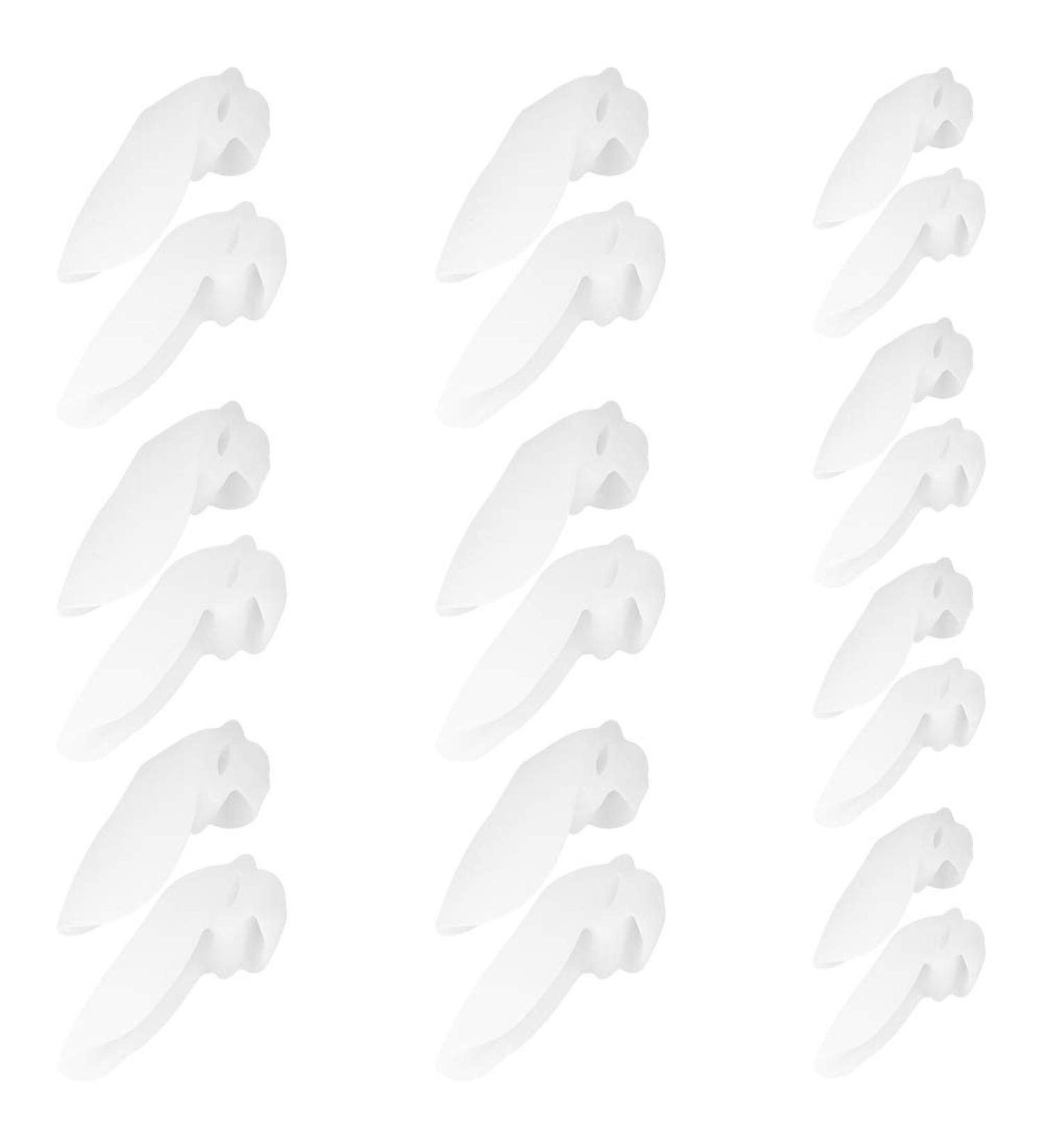 10 Pairs Reusable Silicone Toe Separator - Flexible Big Toe Protector for Foot Health Treatment - Buy Online on GoSupps.com