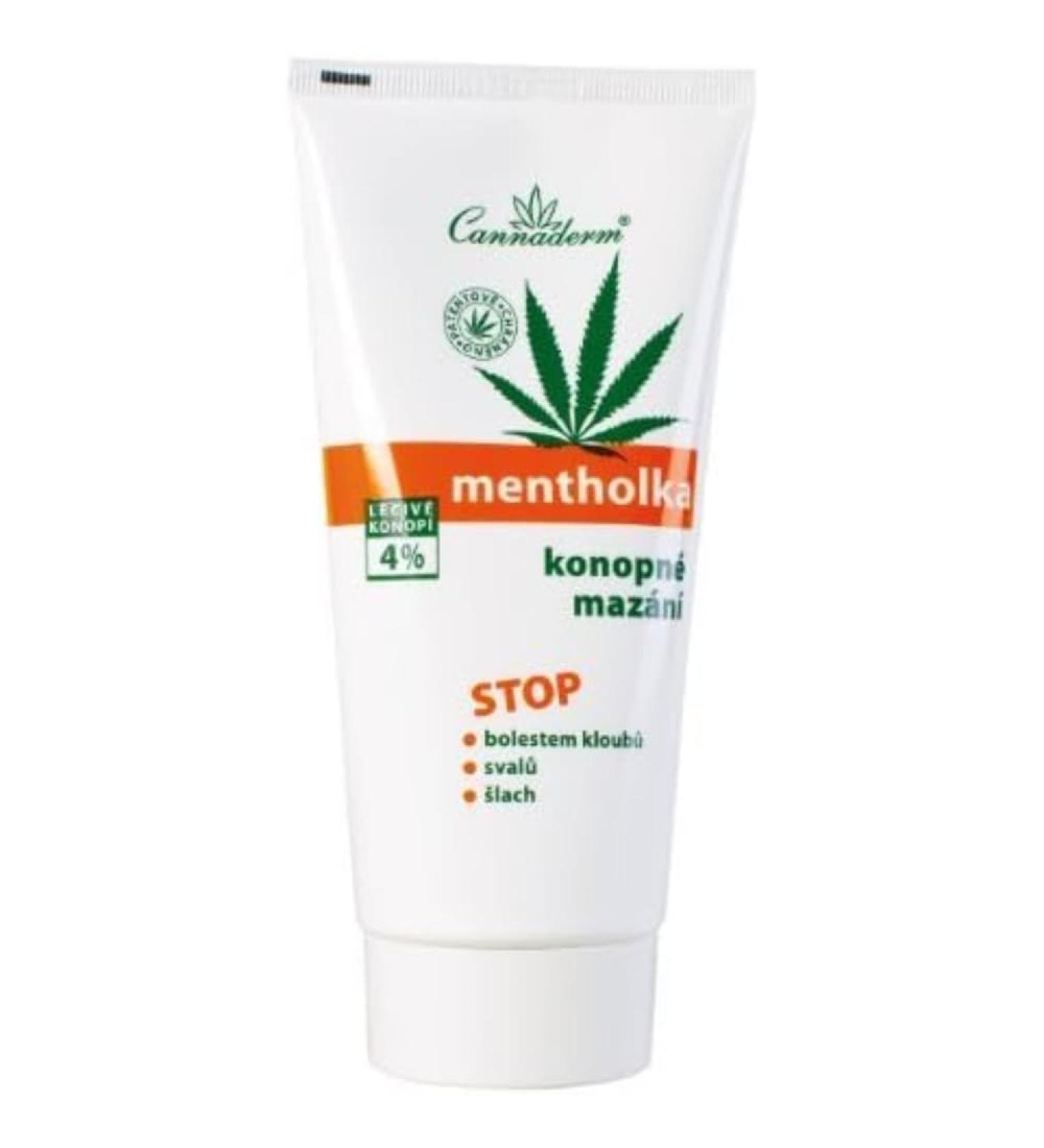 CANNADERM Mentholka Hemp Gel Massage gel with cooling effect against muscle fatigue 200 ml