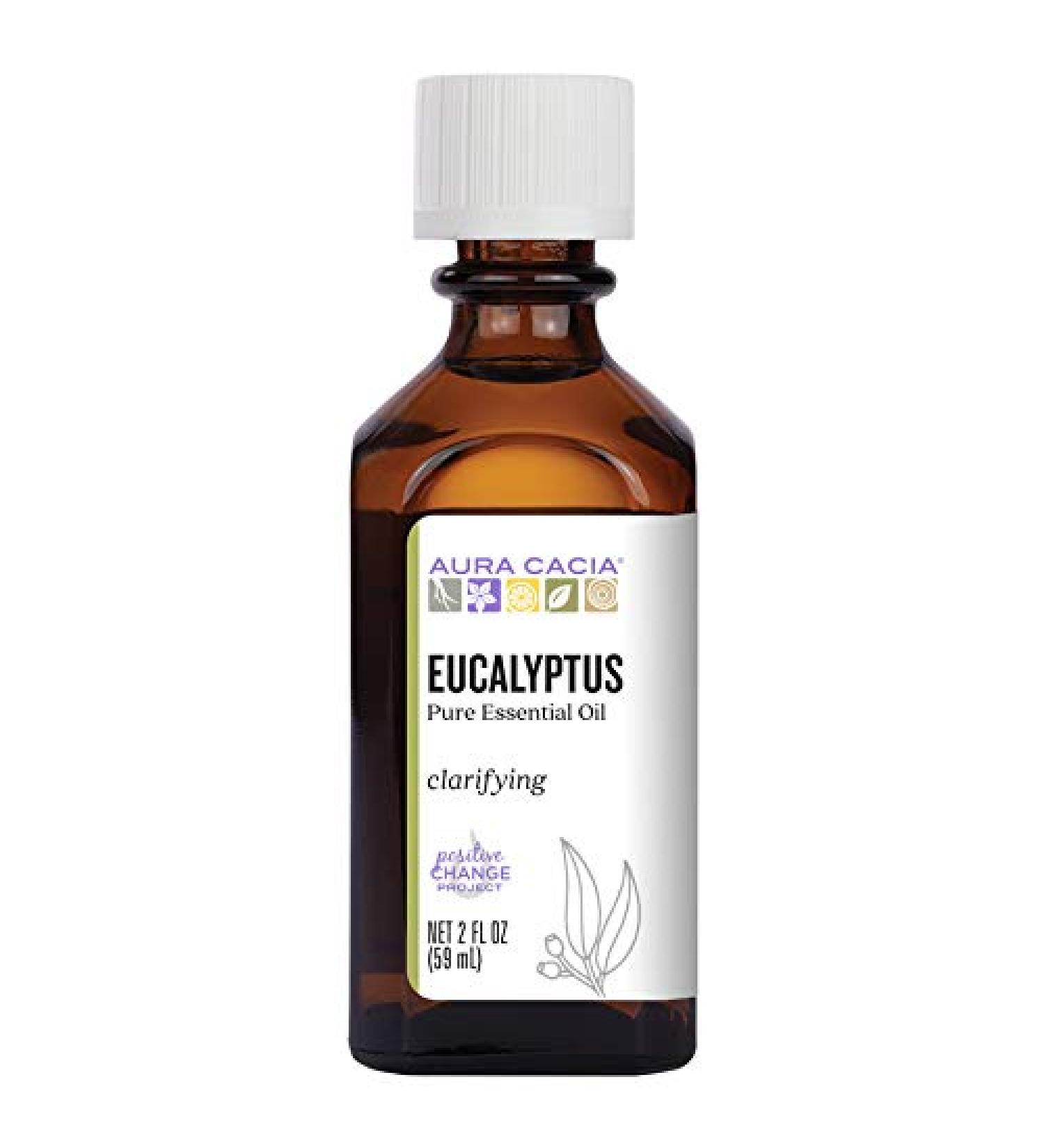 Aura Cacia Eucalyptus Essential Oil 60ml - 100% Pure & GCMS Tested - Buy Online on GoSupps.com