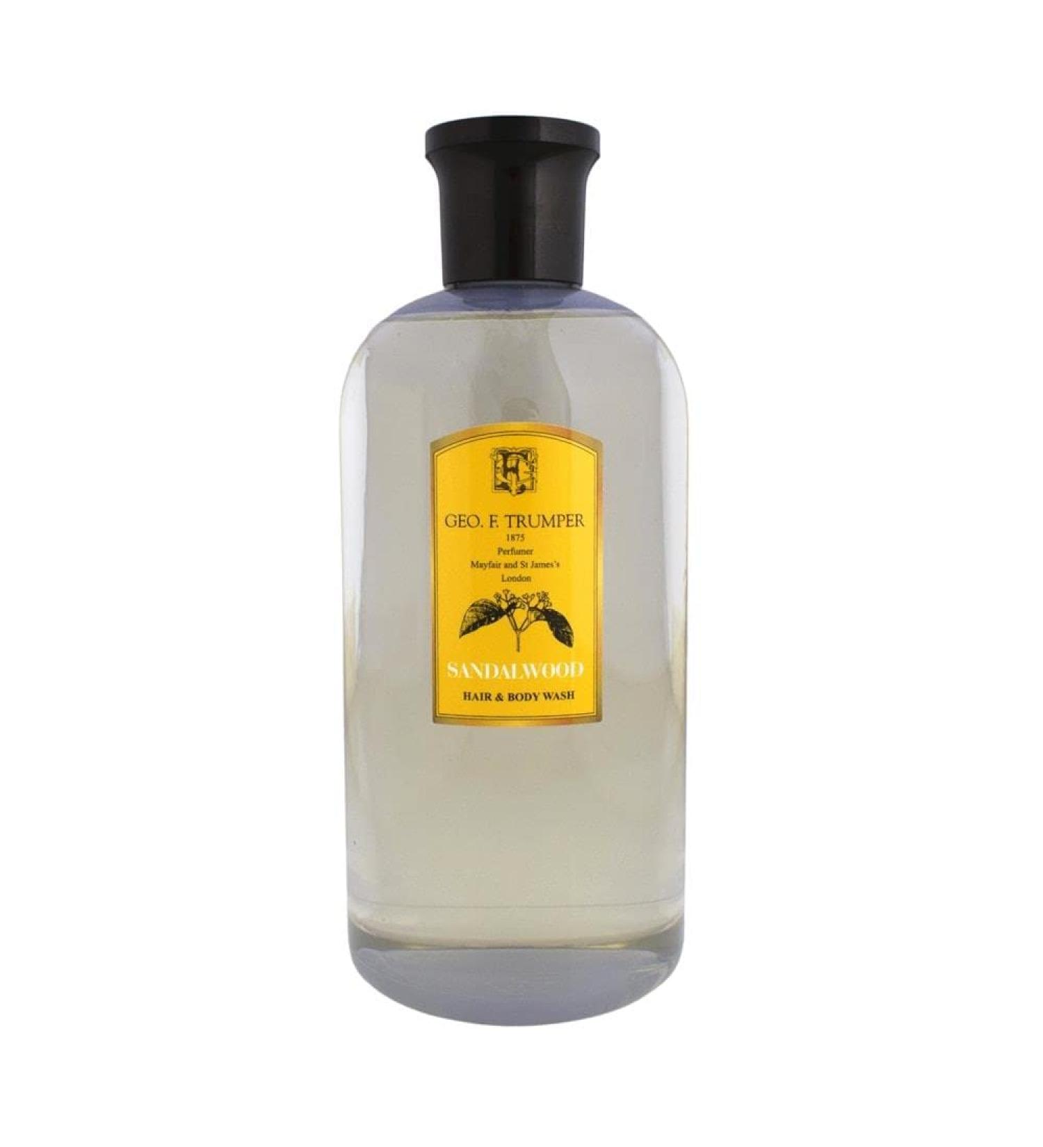Geo F Trumper Sandalwood Hair & Body Wash 500ml / 17.5 Fl Oz Bottle
