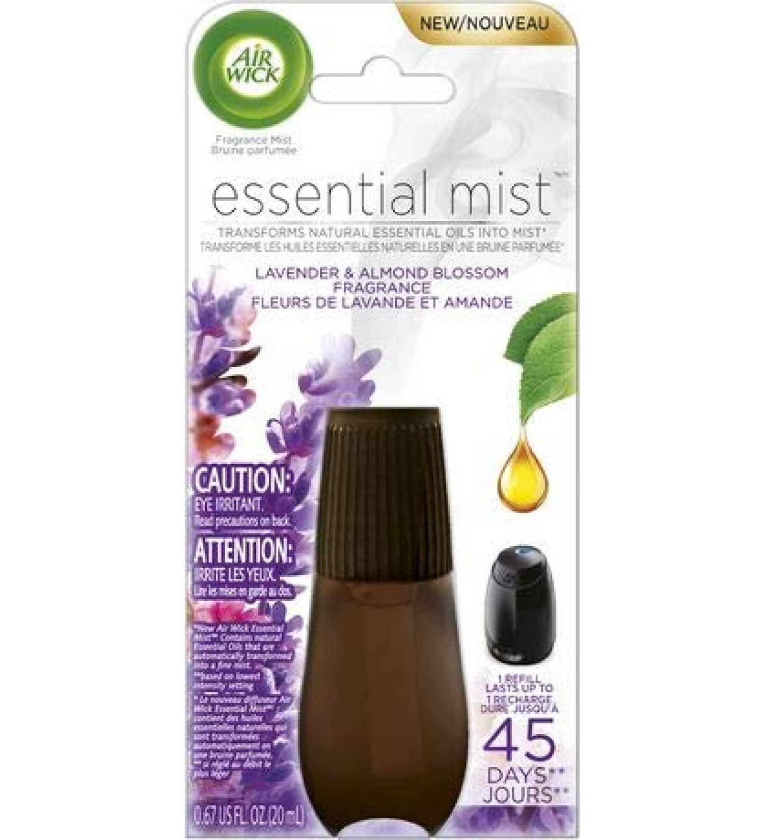 Essential Mist Refill Lavender and Almond Blossom (Pack of 10)