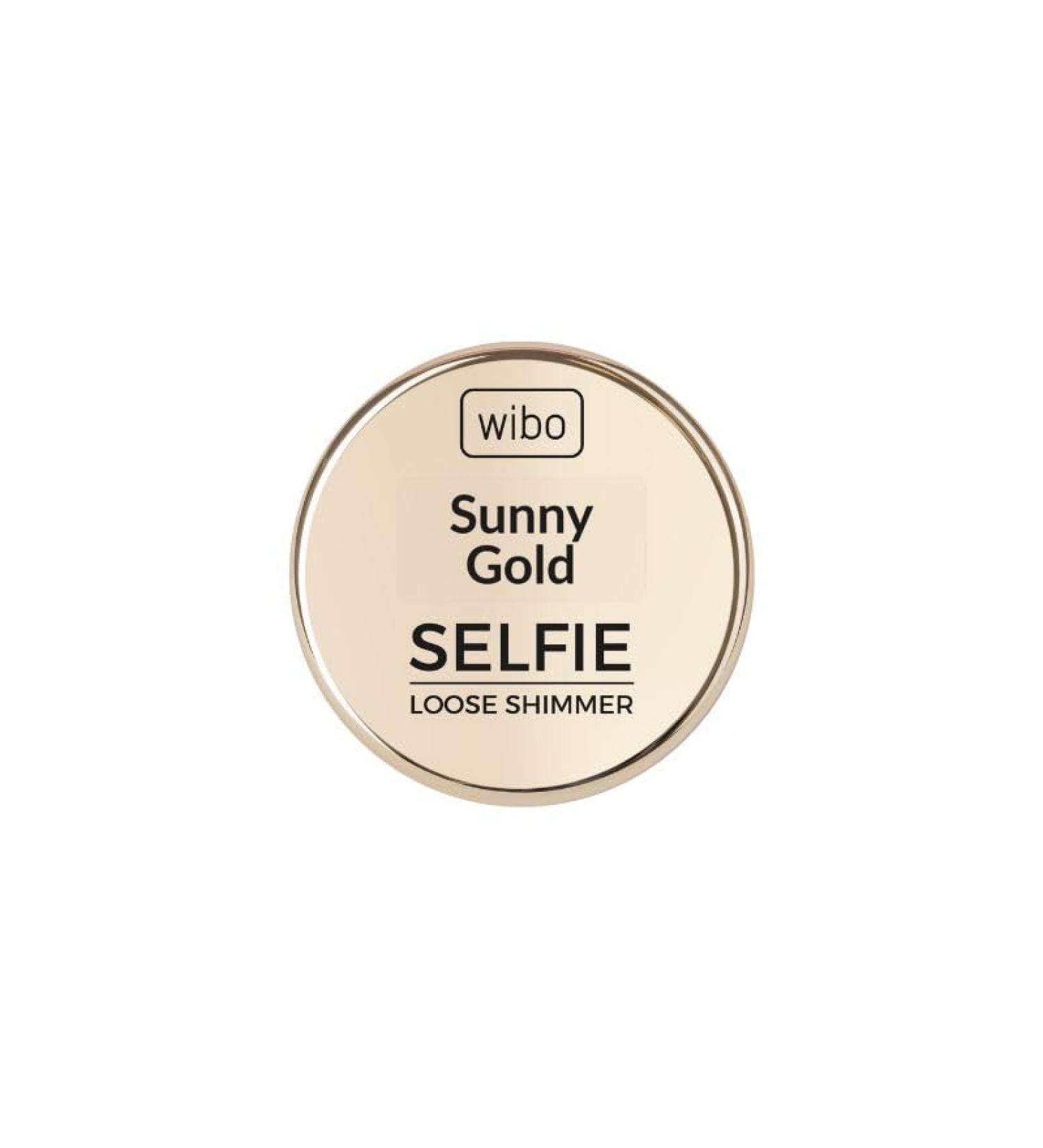 WIBO WIBO SELFIE LOOSE SHIMMER SUNNY GOLD FACE HIGHLIGHTER 117G