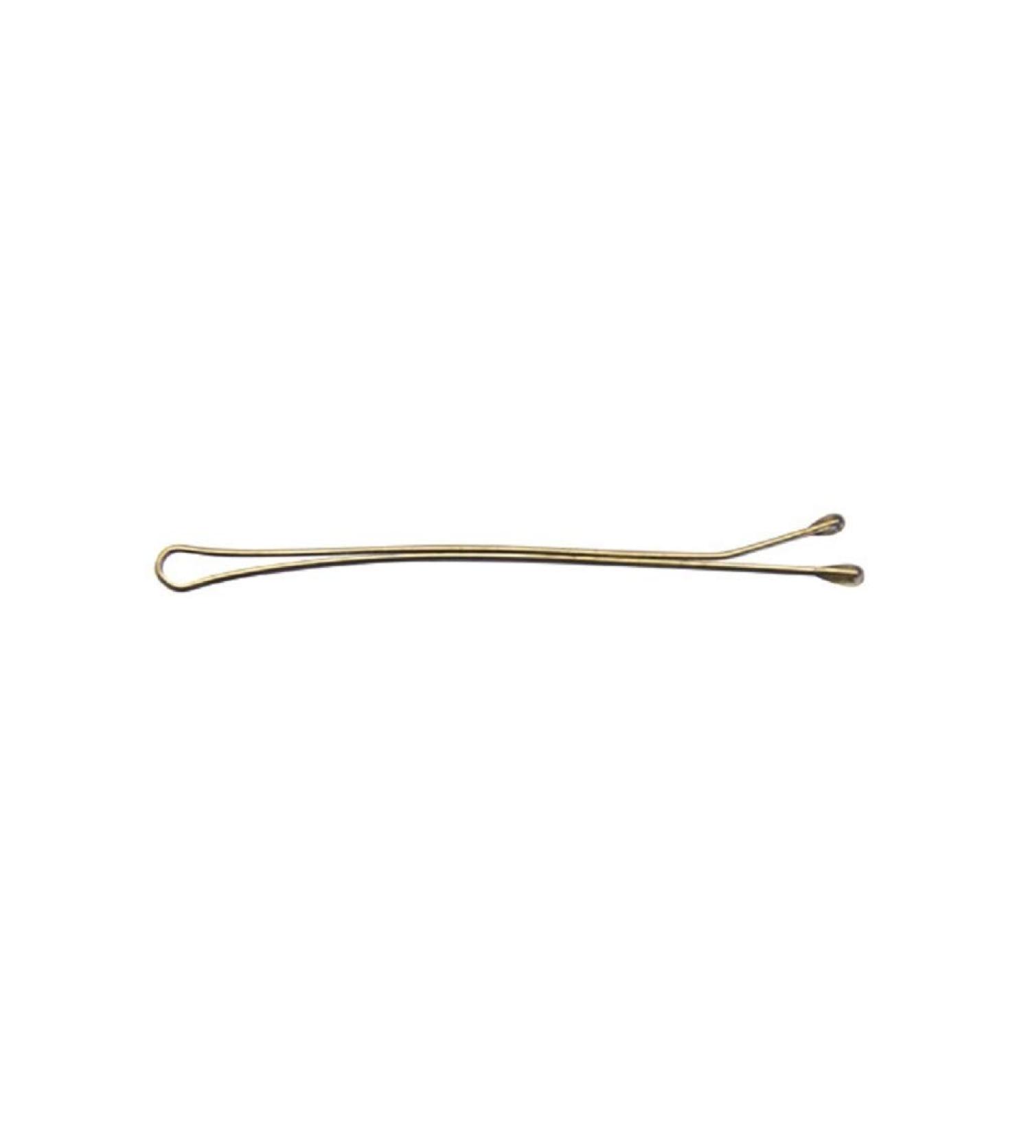 Comair 3150108 Hair clips "Classic" 500 pieces 59 mm gold 500 pieces (1 pack) Gold