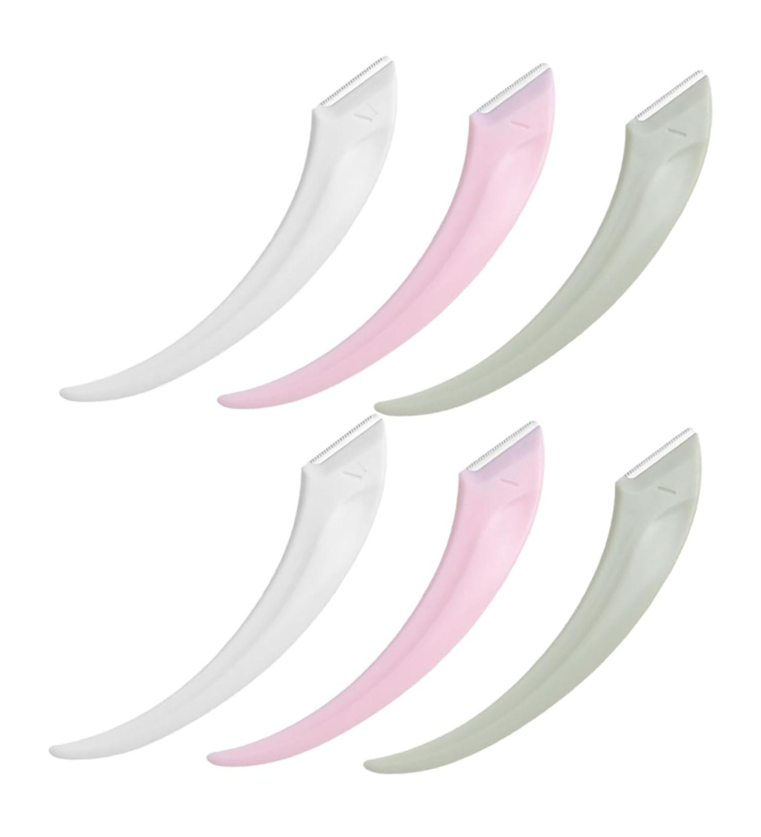 Buy Frcolor 6-Pack Dermaplaning Razors for Women | Stainless Steel Eyebrow Cutters & Facial Razors | International Shipping Available - Buy Online on GoSupps.com