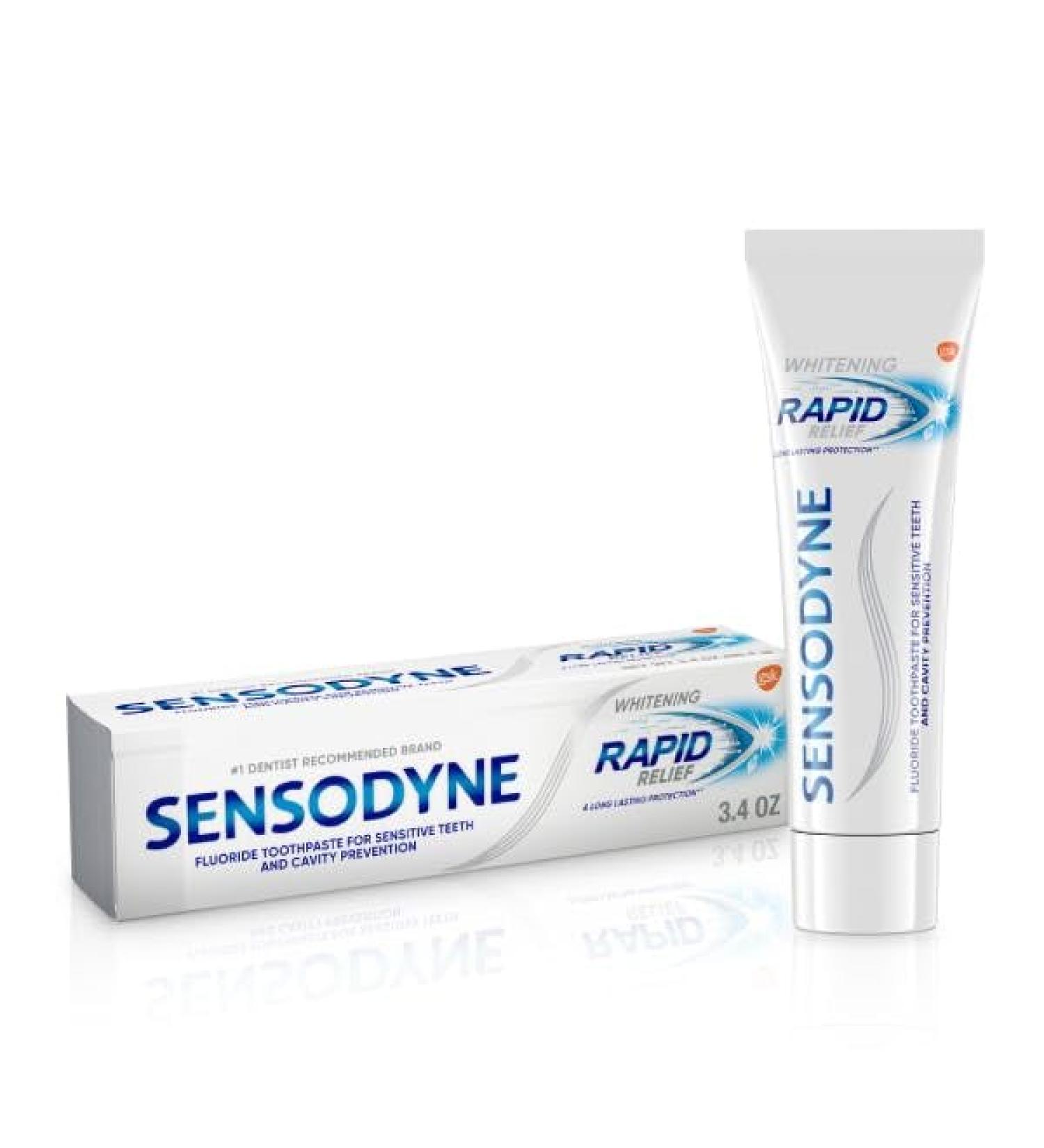 SENSODYNE 2 x Toothpaste Rapid Relief Whitening - 75 ml