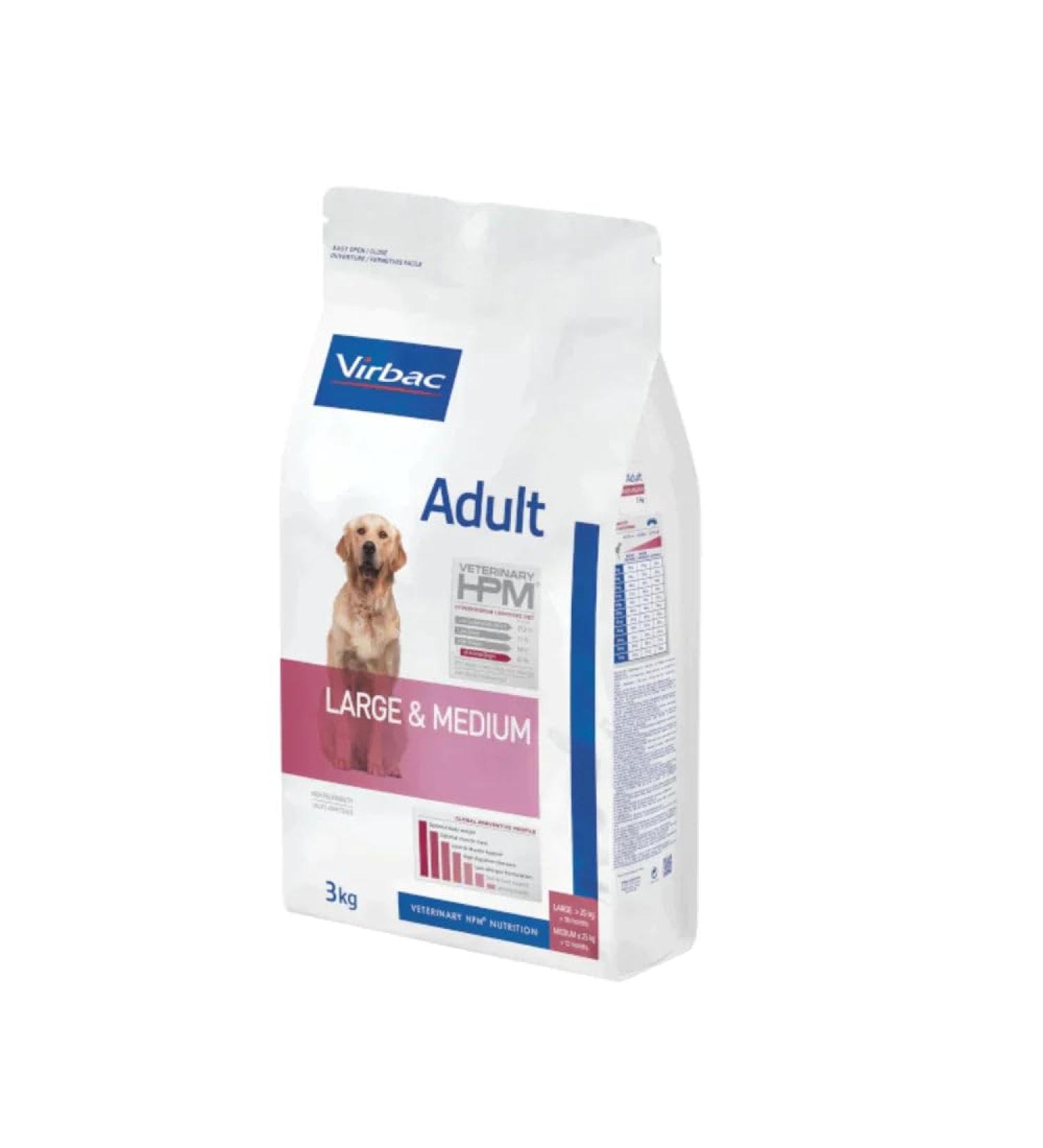 Virbac Veterinary HPM Vet Dog Ad M/L Dog Food 16 Kg