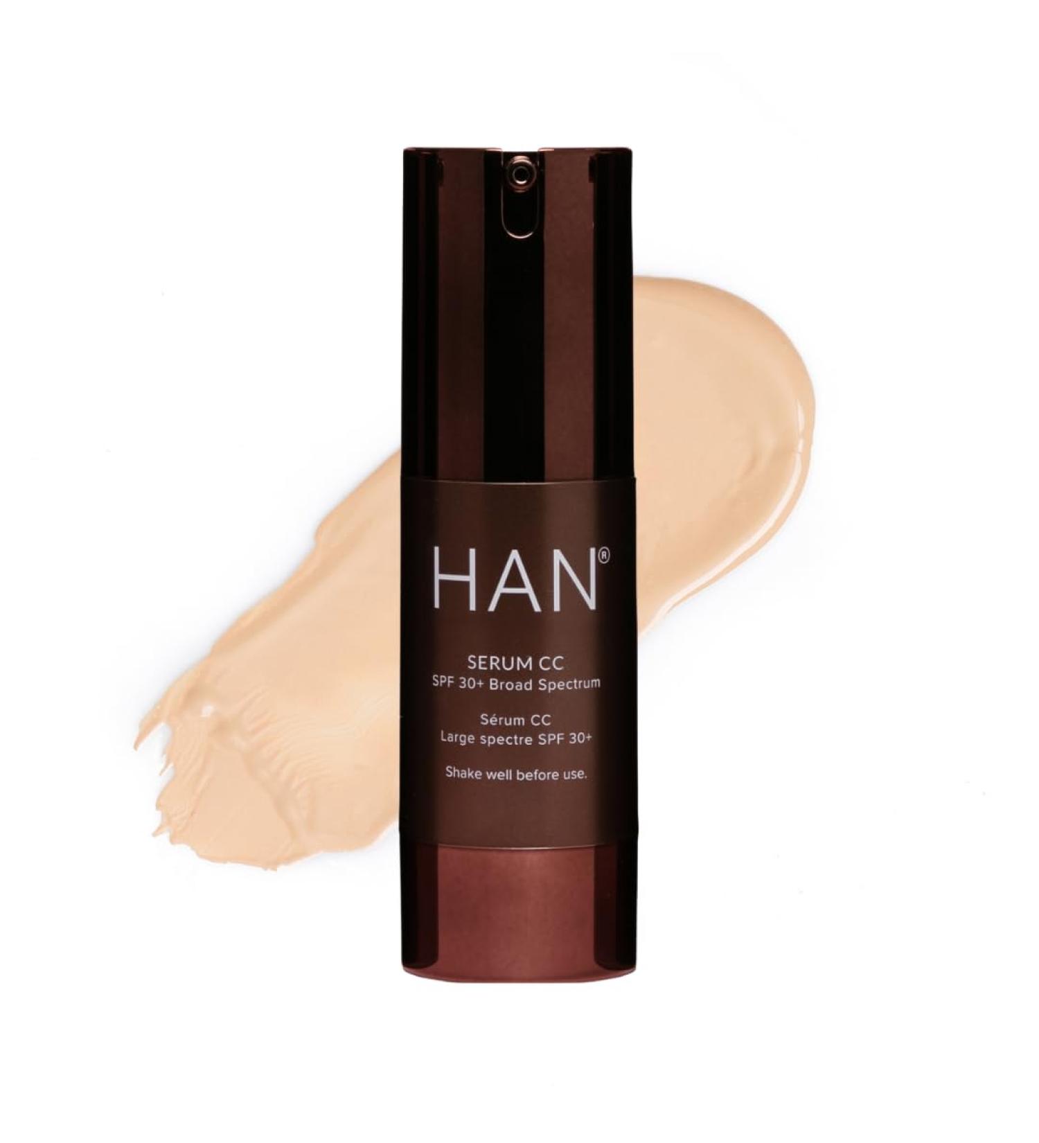 HAN Skincare Cosmetics Serum CC with SPF 30 - Vegan Cruelty-Free & Waterless (Shade 1.5) | International Shipping - Buy Online on GoSupps.com