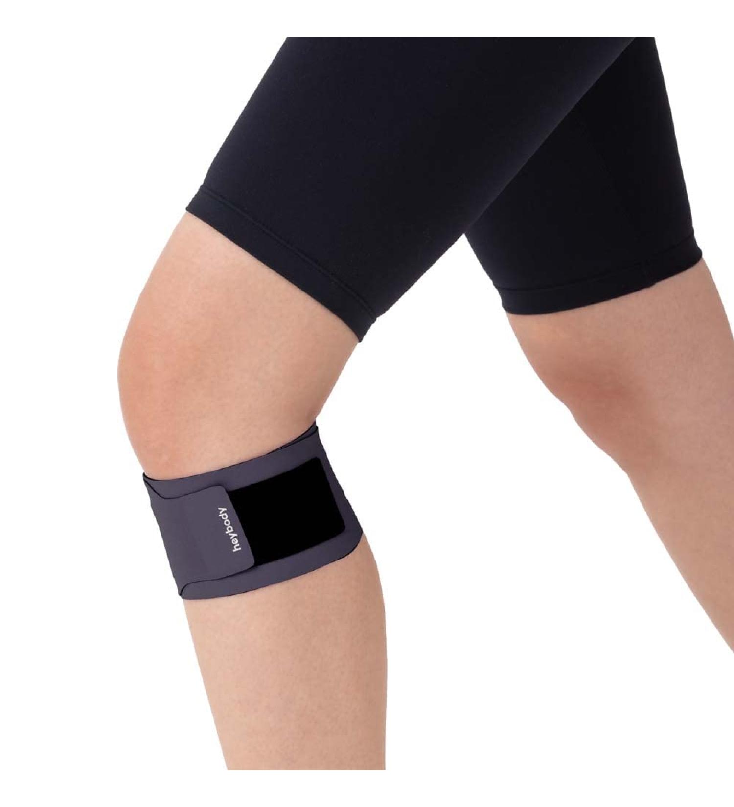 Heybody Slim Air Knee Brace | Knee Pain Relief & Patella Protection Support | Ideal for Hiking, Soccer, Basketball, Running, Yoga & More | Medium Gray - Buy Online on GoSupps.com