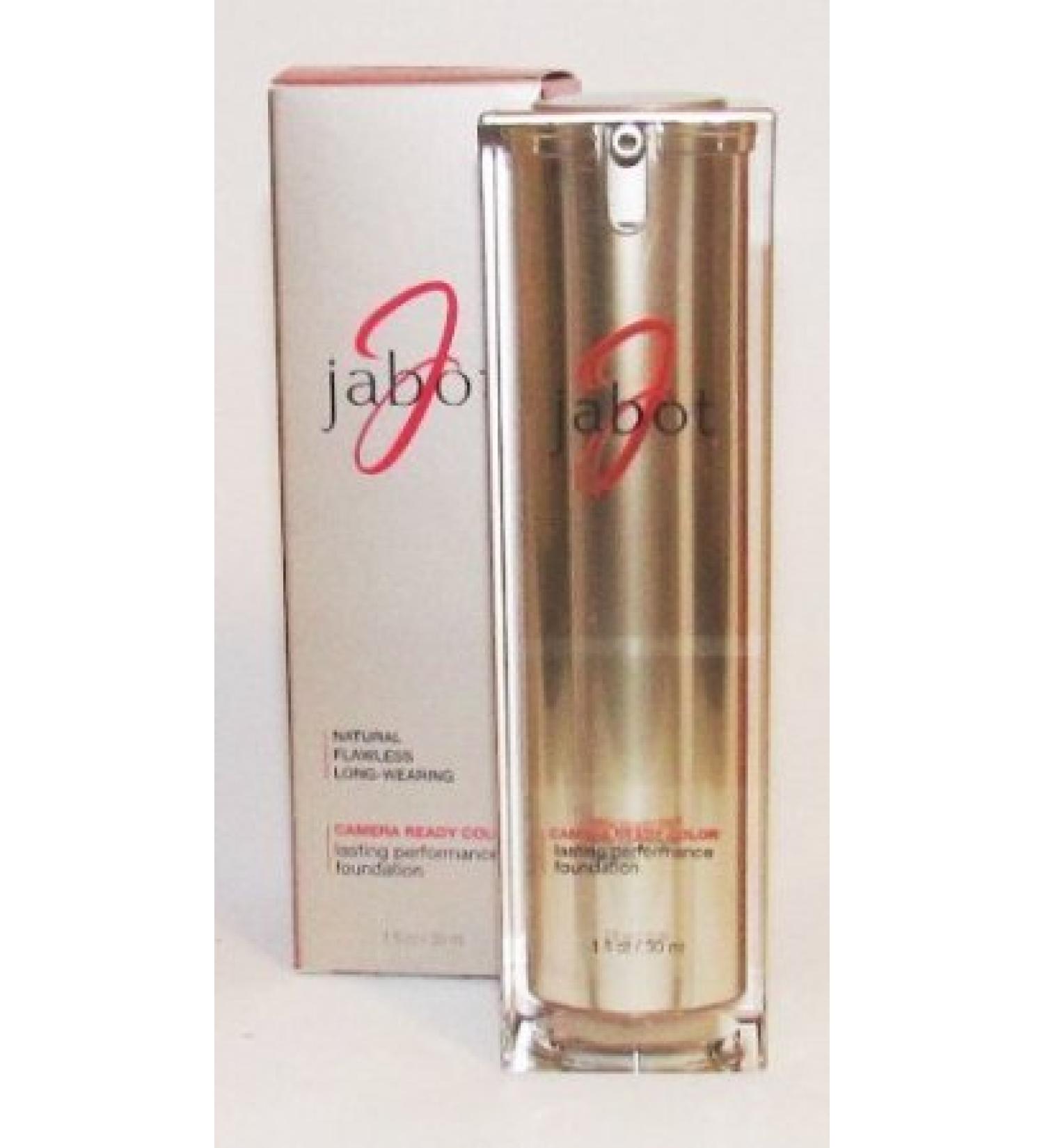 Jabot Camera Ready Color Lasting Performance Foundation - WARM CARAMEL MEDIUM DARK - 1 OZ / 30 ML