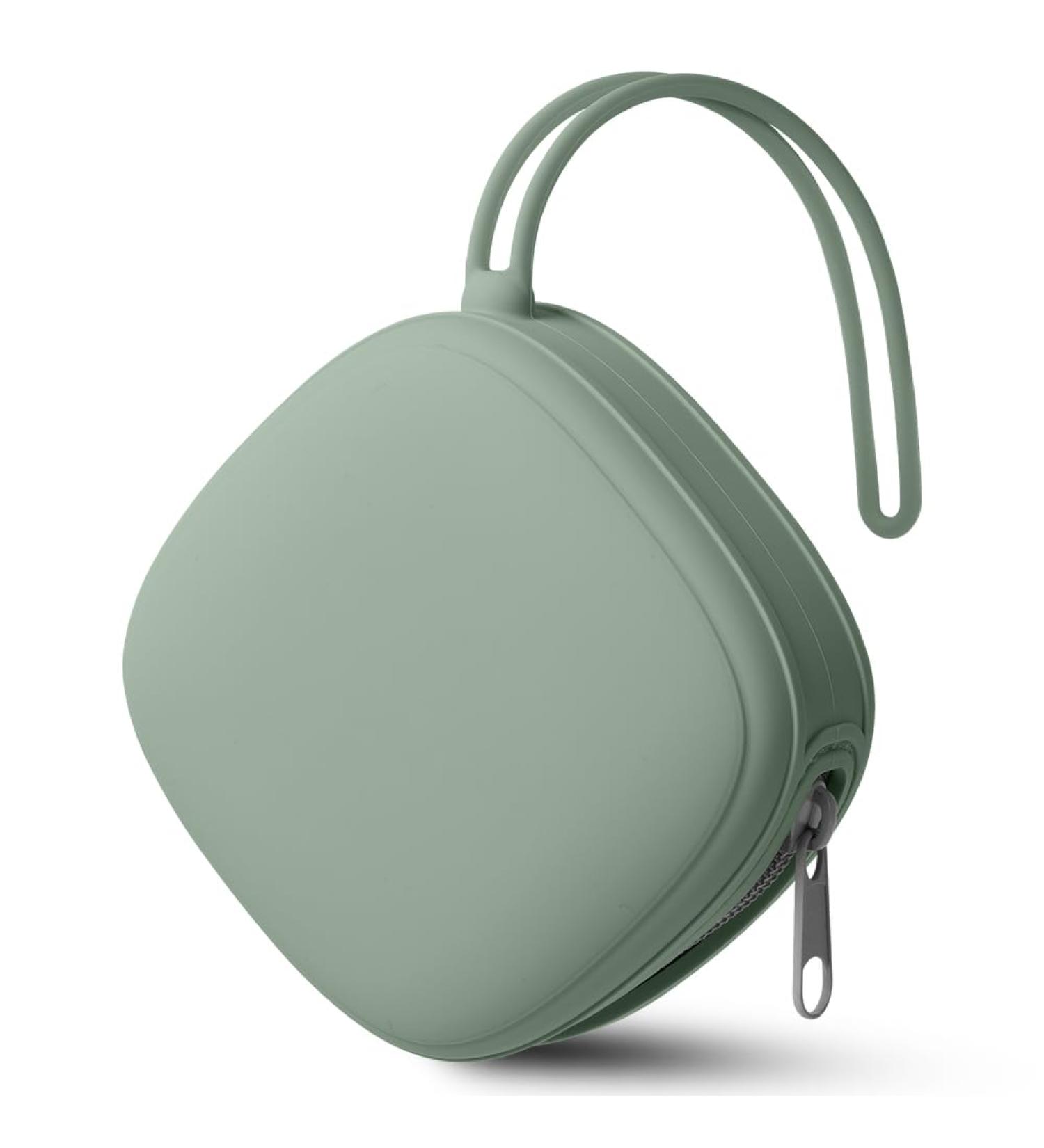 Aolso Dummy Holder Case Silicone Dummy Holder Case Baby Dummy Holder Case Square Pacifier Holder Case Portable Soother Pods for Baby Baby Pacifier Case for Travel Home (Green) Light Green - Buy Online on GoSupps.com