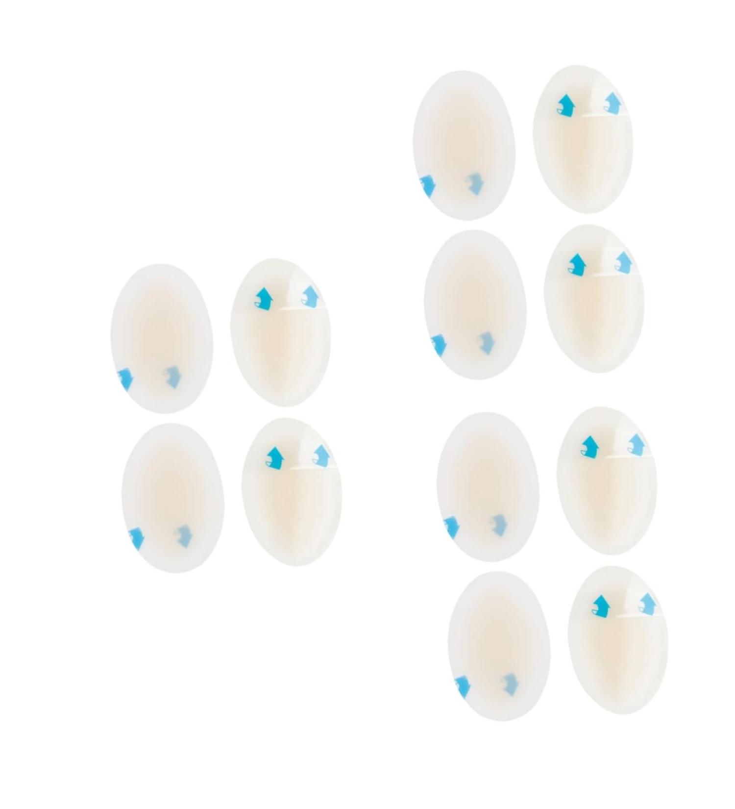 Mobestech 12 Pcs Silicone Heel Pads - Comfortable Gel Insoles for High Heels - Invisible Shoe Inserts for Men & Women - Buy Online on GoSupps.com