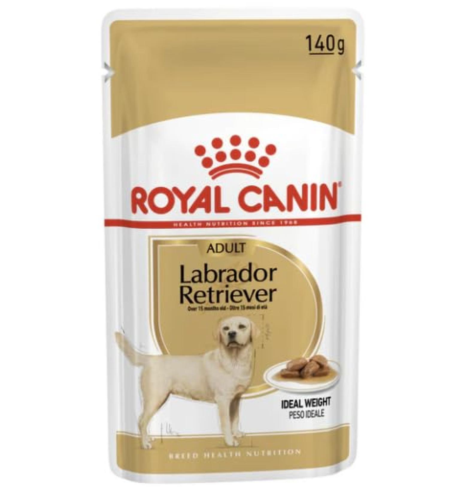 Royal Canin Labrador Gravy Wet Dog Food Pouches 40 x 140g