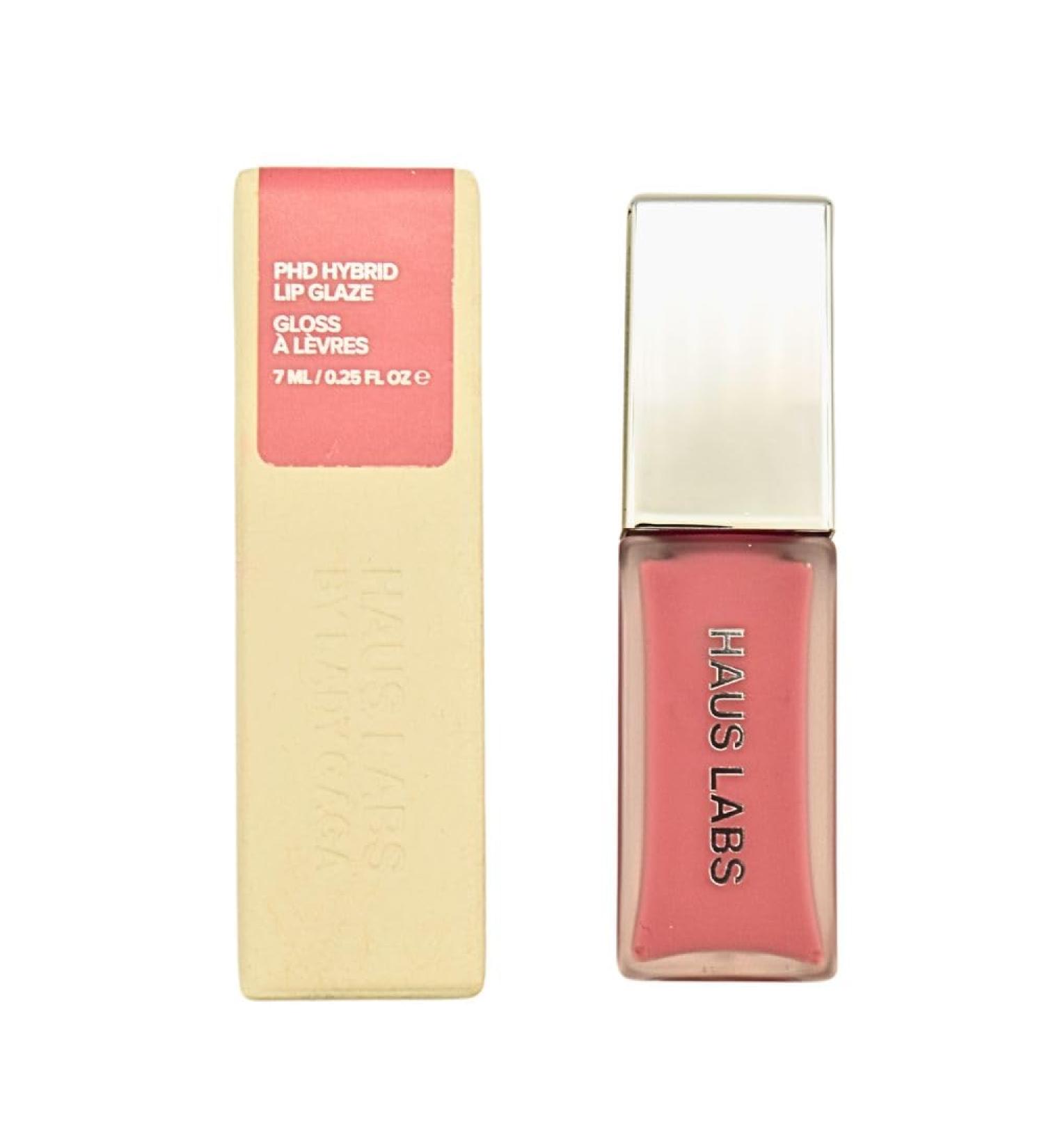 Haus Labs PhD Hybrid Lip Glaze Plumping Gloss - Macaron - Cool Pink
