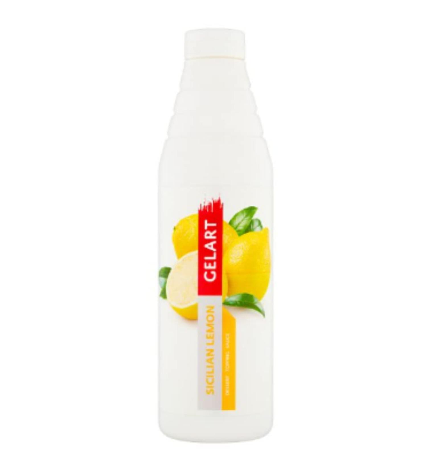 Gelart Sicilian Lemon Dessert Topping Sauce 1000g x 1 Lemon Topping Sauce 1