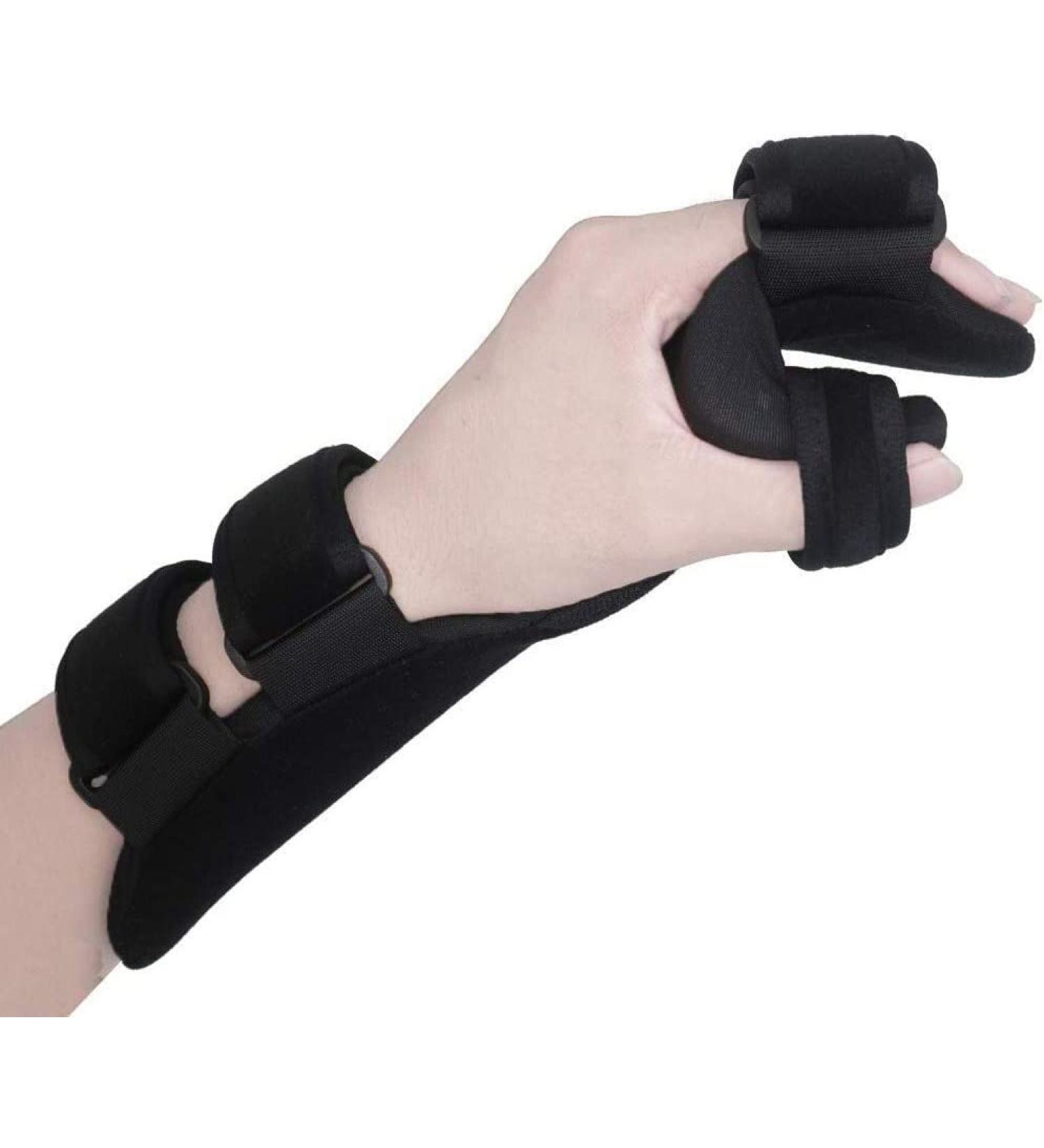 Soft Resting Hand Splint Night Wrist Splint Support Immobilizer Finger Wrist Fracture Fixation Scaffold for Stroke Hand Pain Tendinitis Sprain Fracture Arthritis Dislocation (G : Large for Left Hand - Buy Online on GoSupps.com