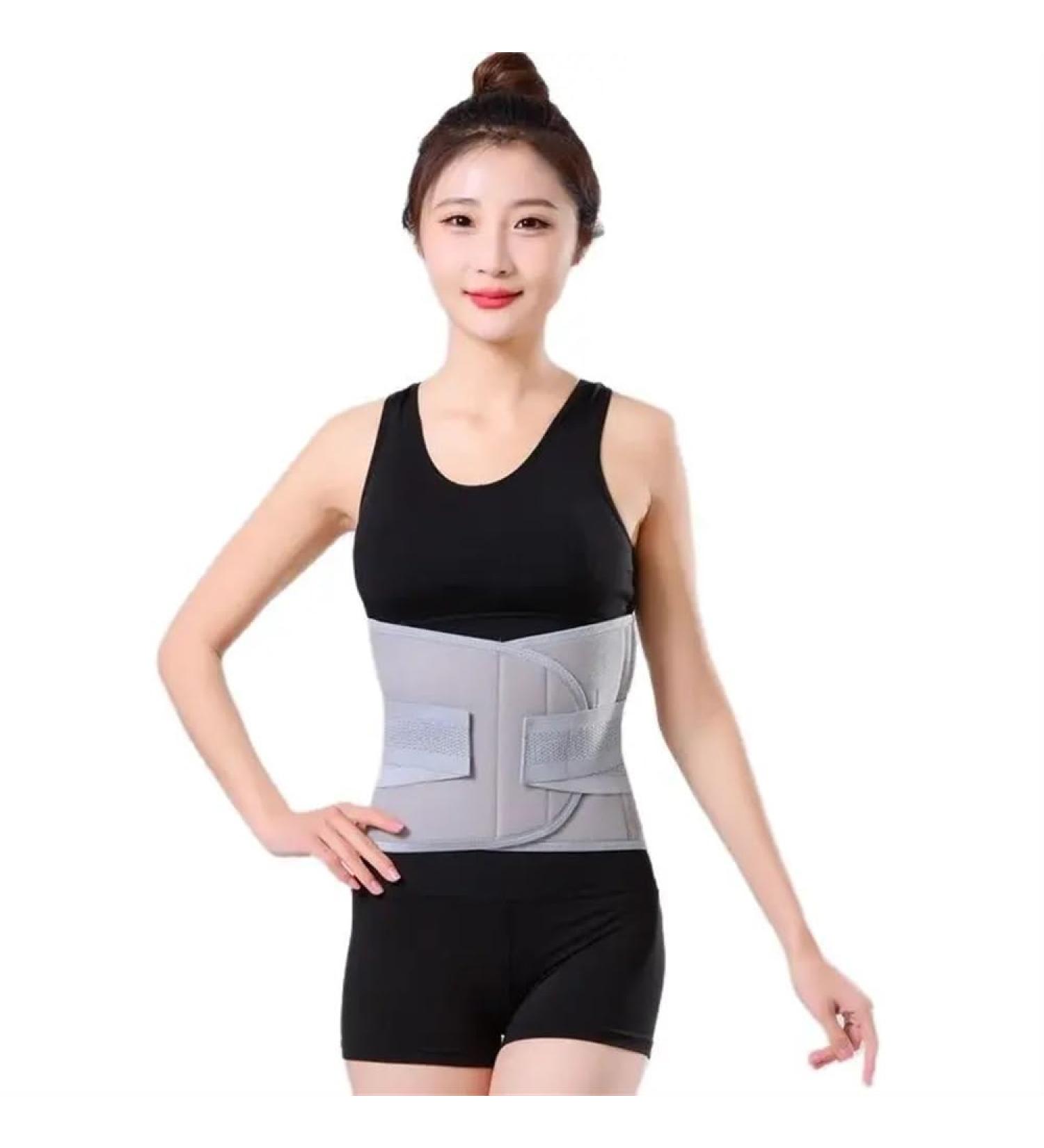 Back Support Brace for Lower Back Pain Relief | Adjustable Lumbar Belt for Herniated Disc & Scoliosis | Breathable Waist Trainer for Men & Women - Large Gray - Buy Online on GoSupps.com