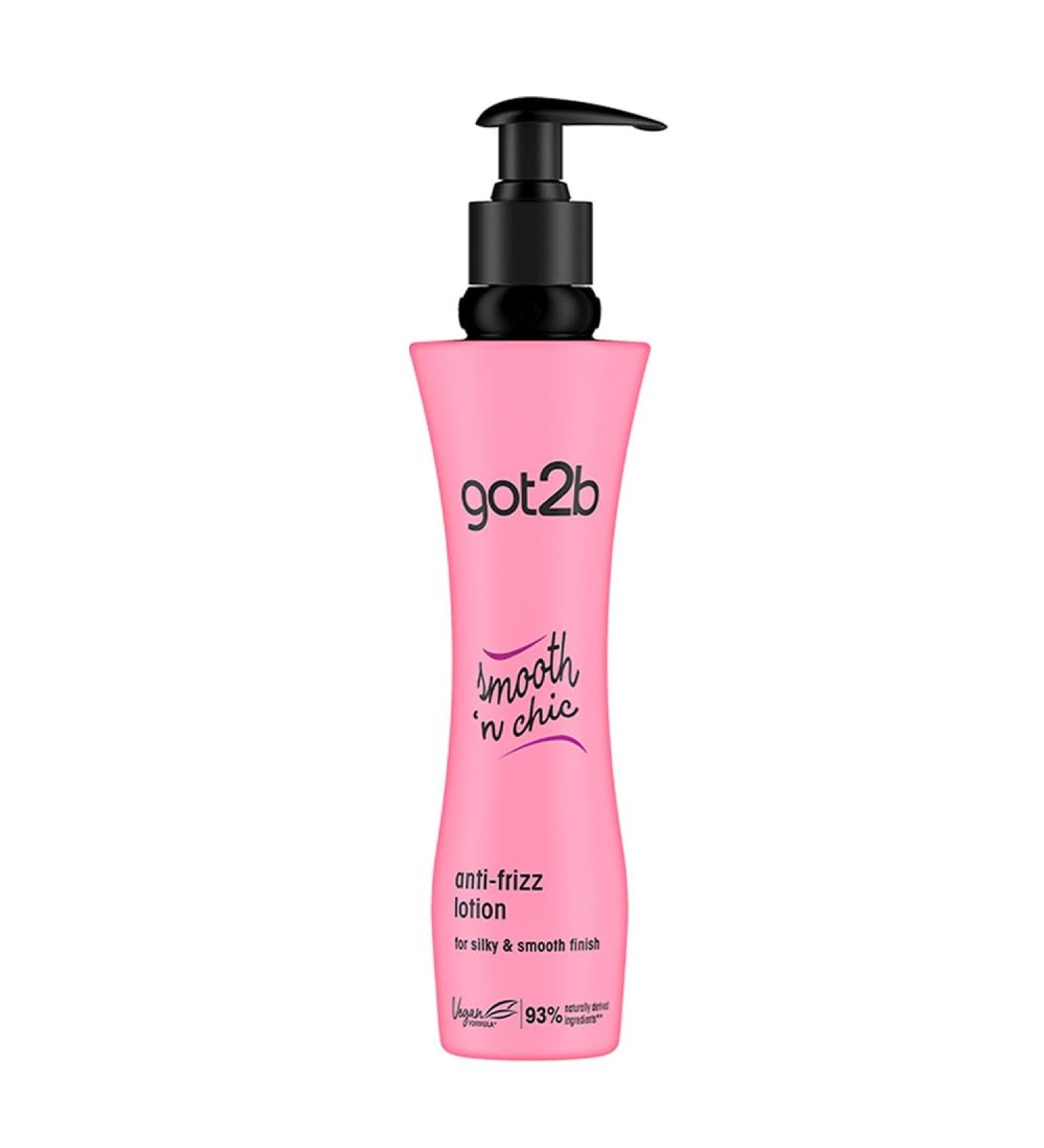  Schwarzkopf Schwarzkopf Got2B Smooth'n Chic Anti-Crepe Lotion Modelling and Smoothing Thermoprotective with Gloss Finish for Soft Hair 200 ml Format - Buy Online on GoSupps.com