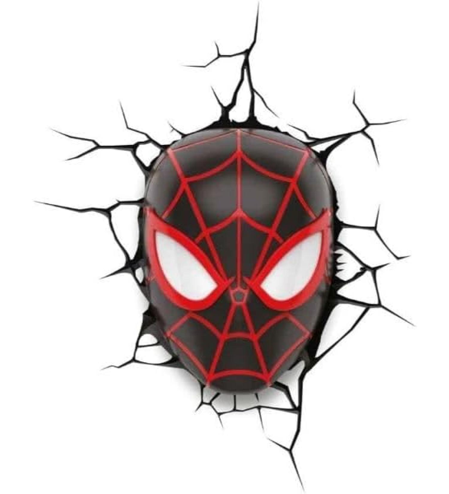 3DLightFX Marvel Miles Mask 3D Deco Light - Buy Online on GoSupps.com