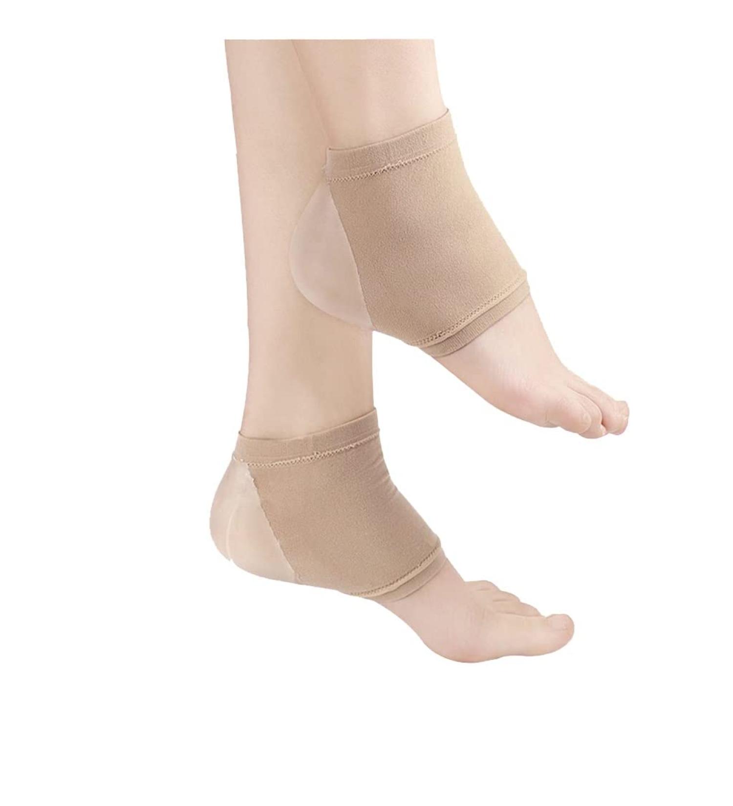Plantar Fasciitis Foot Socks | Anti-Rip Jersey Compression Socks for Men & Women | Breathable Gel-Rip Cuffs for Ankle & Achilles Support - 2 Pack - Buy Online on GoSupps.com