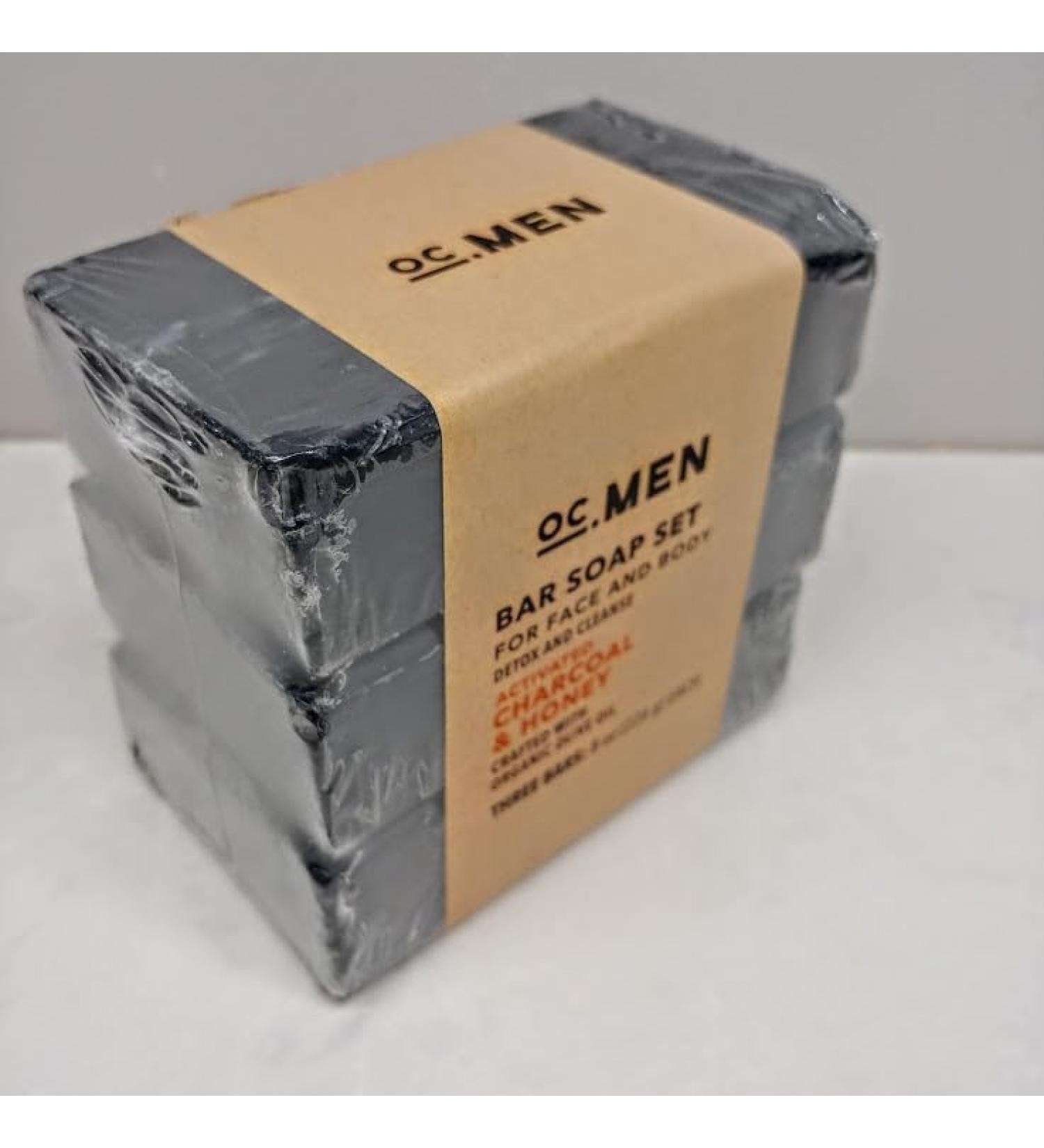 Organic Activated Charcoal & Honey Bar Soap Set for Face & Body Detox & Cleanse | 3 Bars (8oz each - Buy Online on GoSupps.com