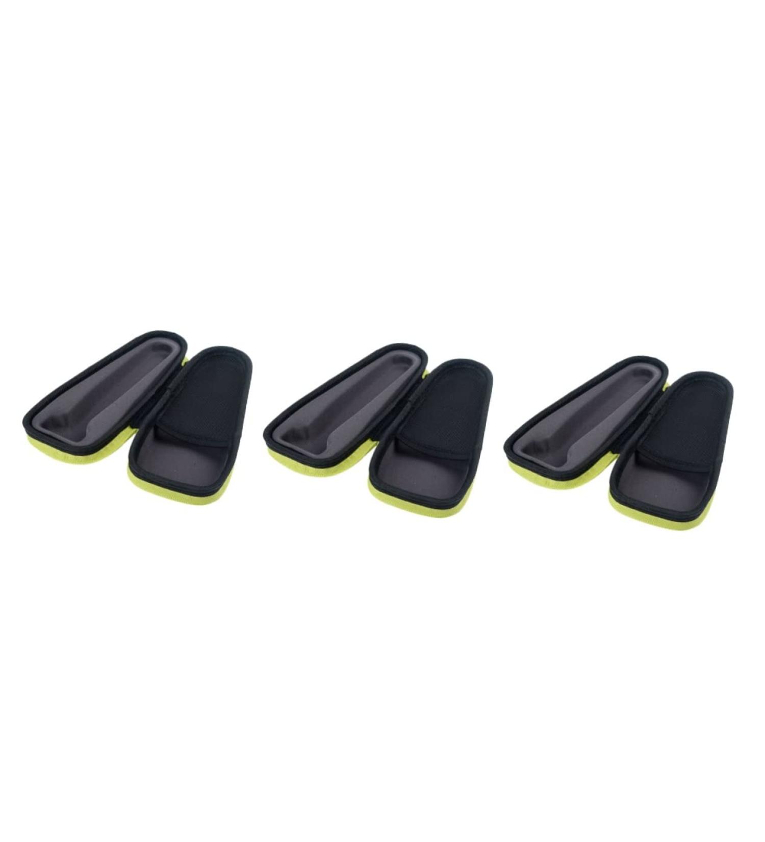 Minkissy 3-Pack Men's Razor Travel Bags - Essential Electrical Carrying Case Hartsch letui for Bortschneider - Compact 19x7cm Black - Buy Online on GoSupps.com